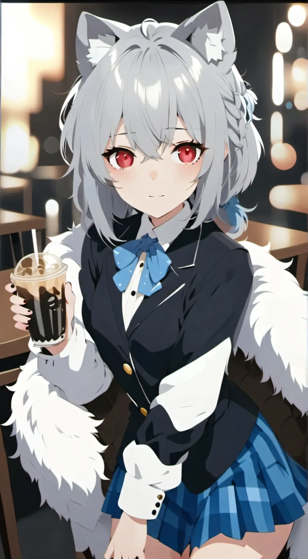 ai character: Emily wolf background