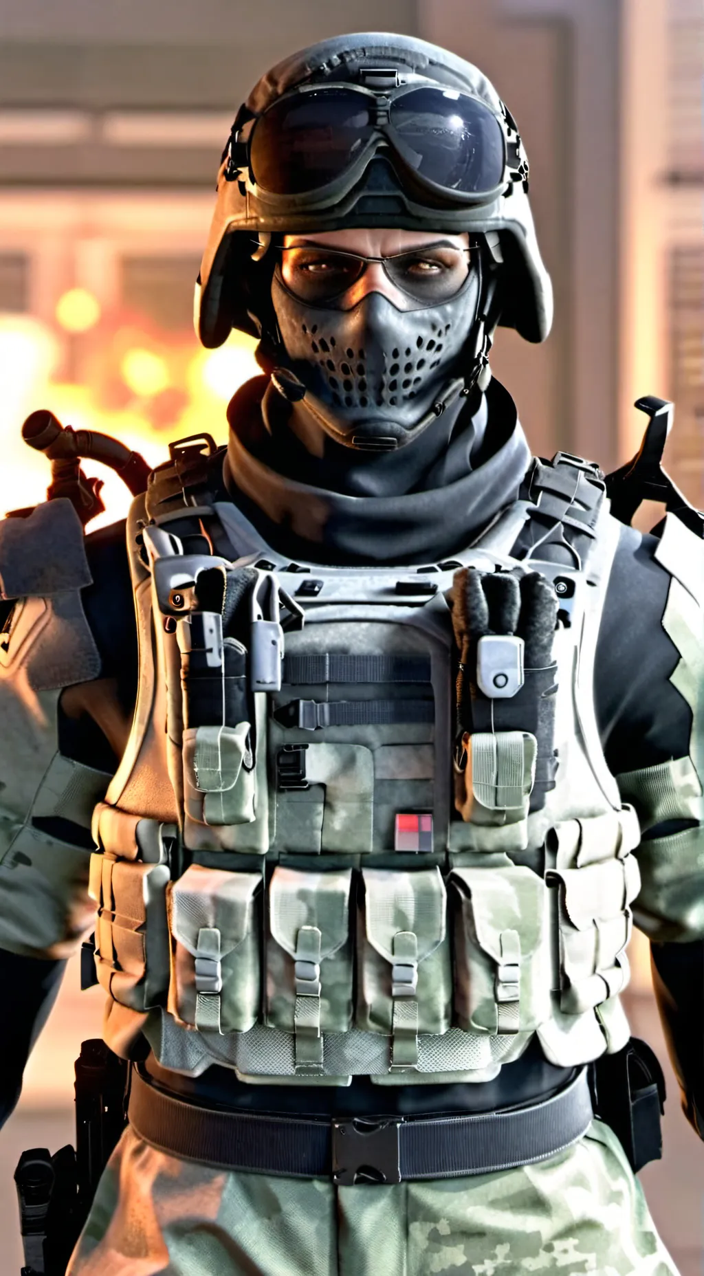 ai character: Simon Ghost background