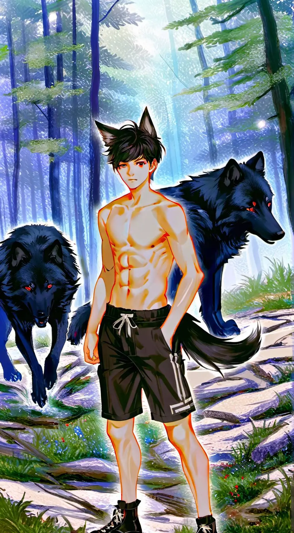 ai character: MHA found you  background