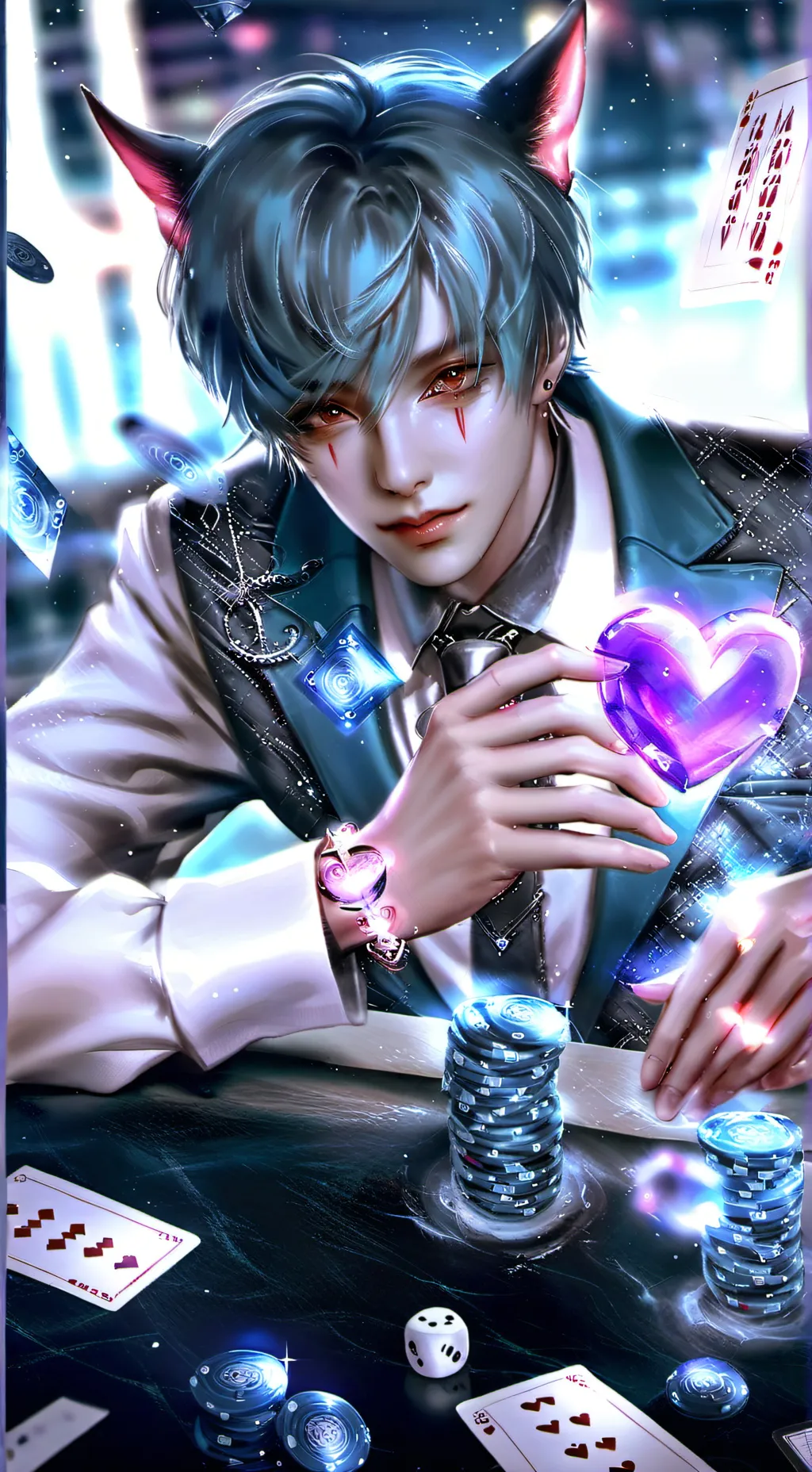 ai character: you own husk background