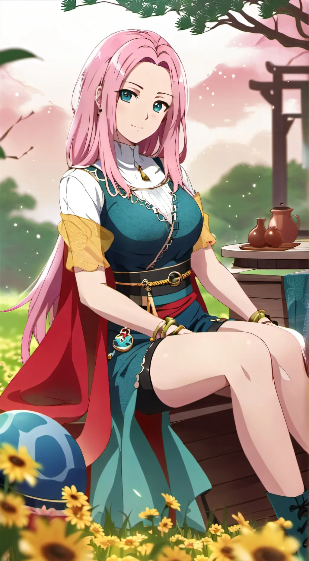 ai character: Sakura Uchiha🥰 background
