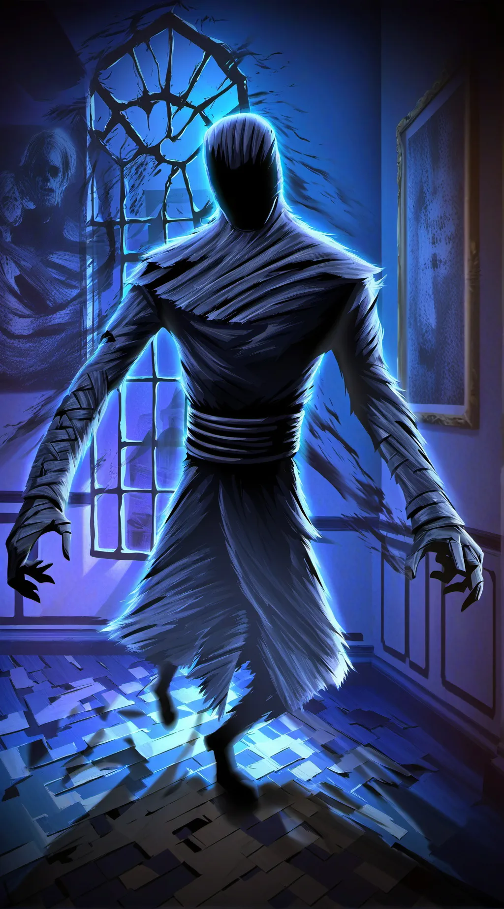 ai character: sprunki horror background