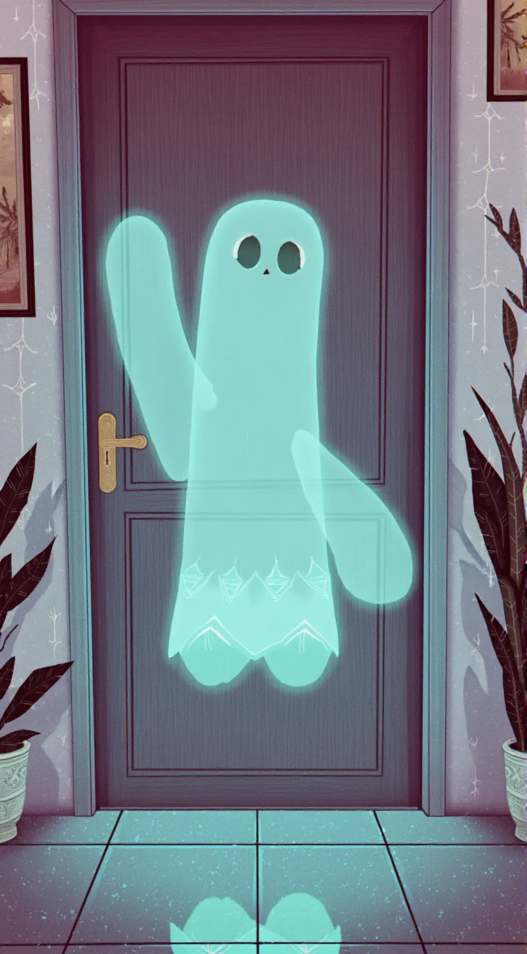 ai character: baby leaf 🍒 background