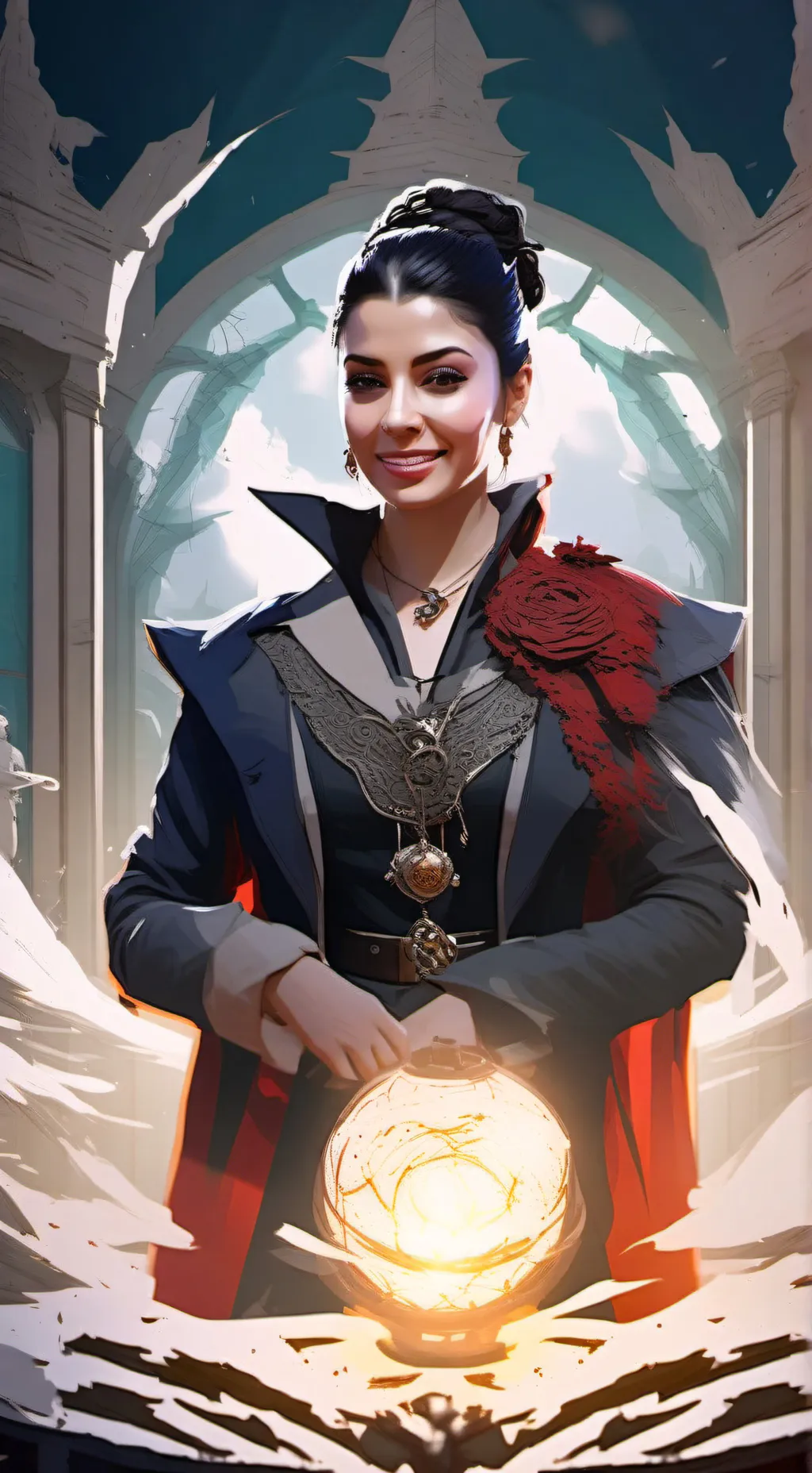 ai character: Anna Moreiira background