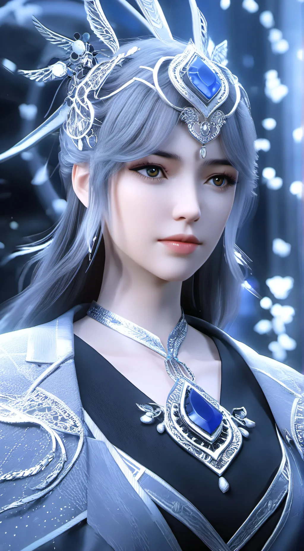 ai character: Fpe zoom call background