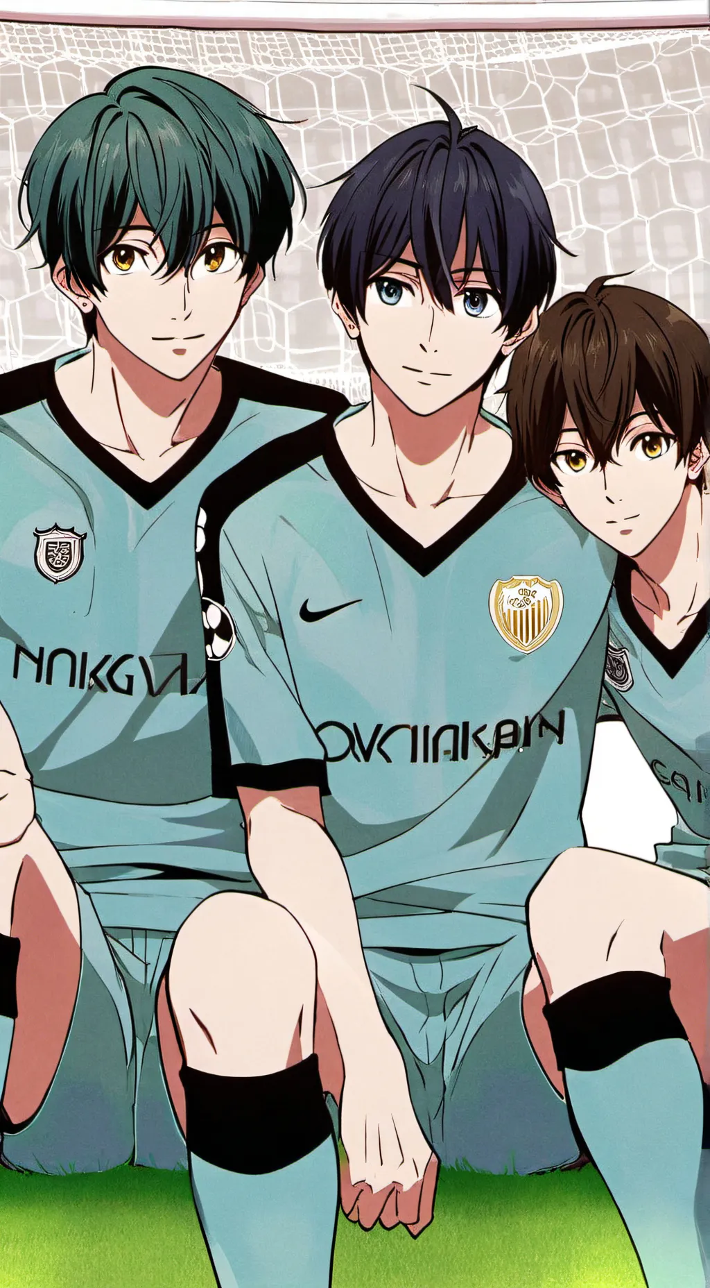 ai character: blue lock vs W5 background