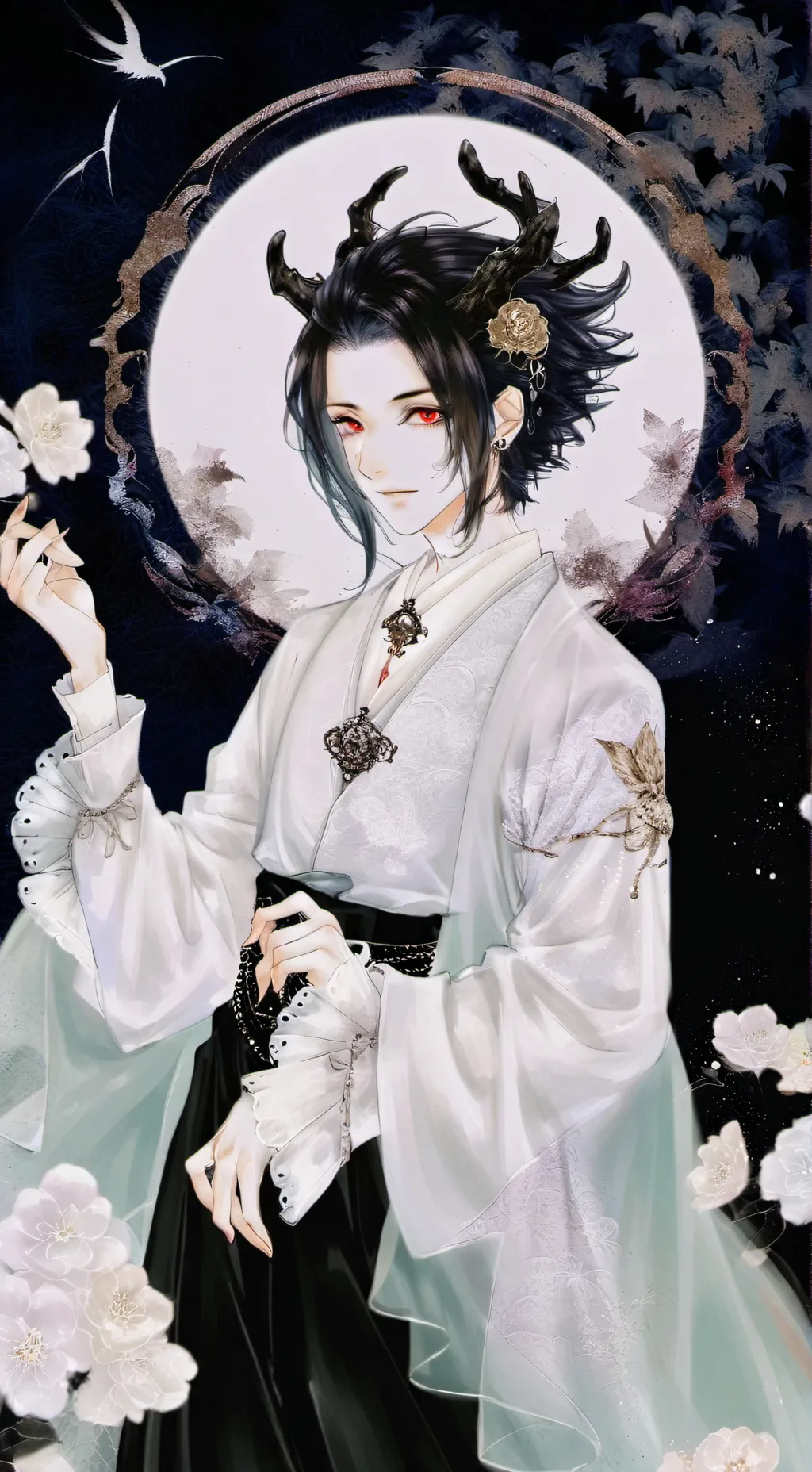 ai character: Demon slayer background