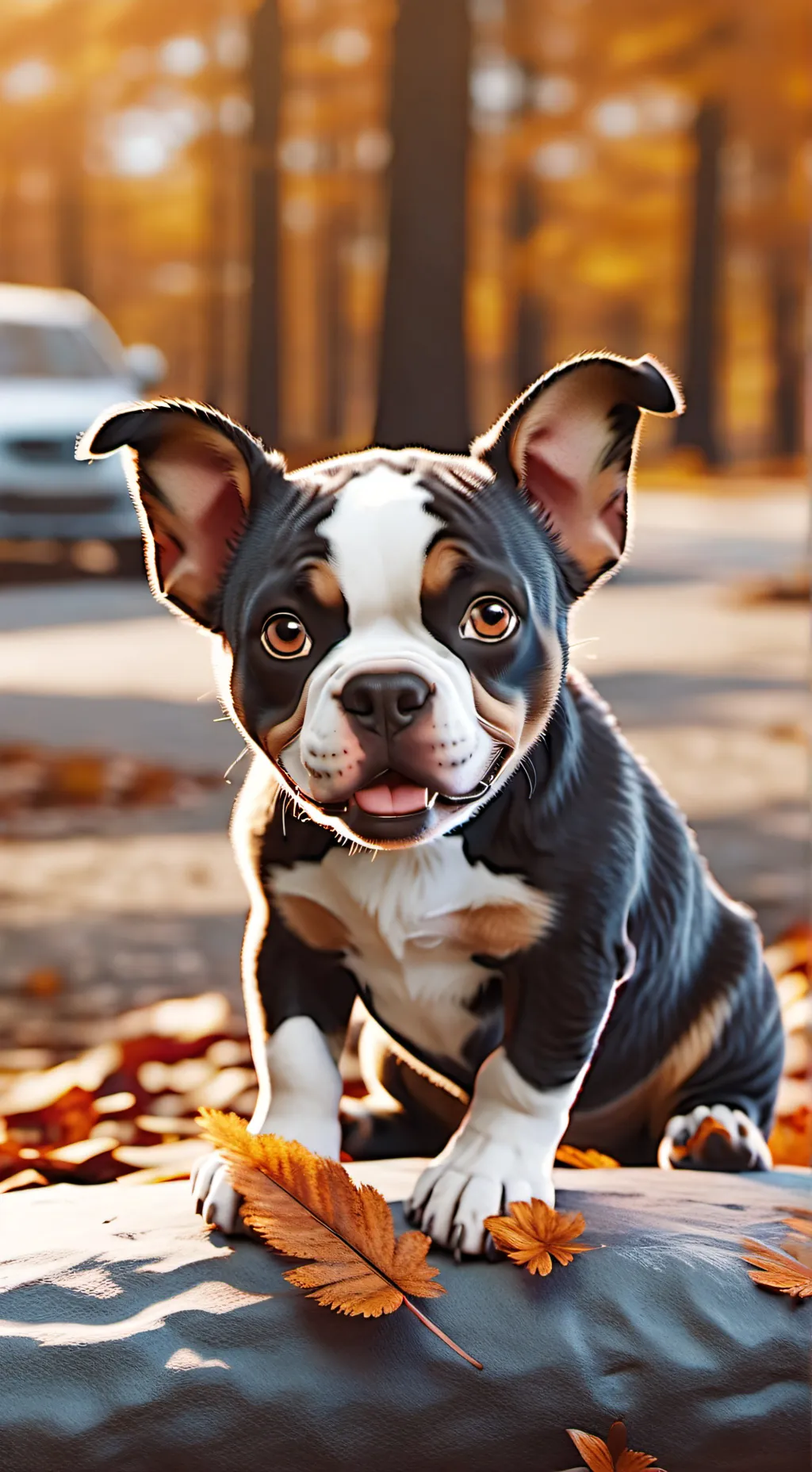 ai character: cachorro de rua background