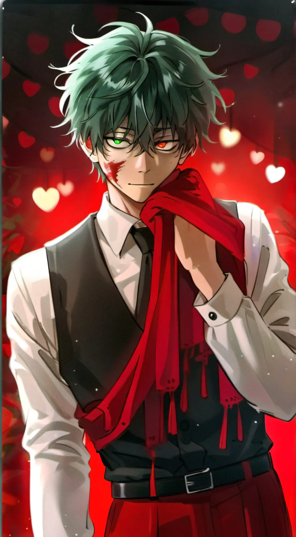 ai character: deku background