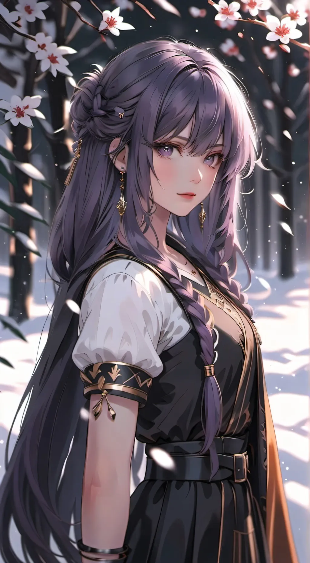 ai character: Améthyste background