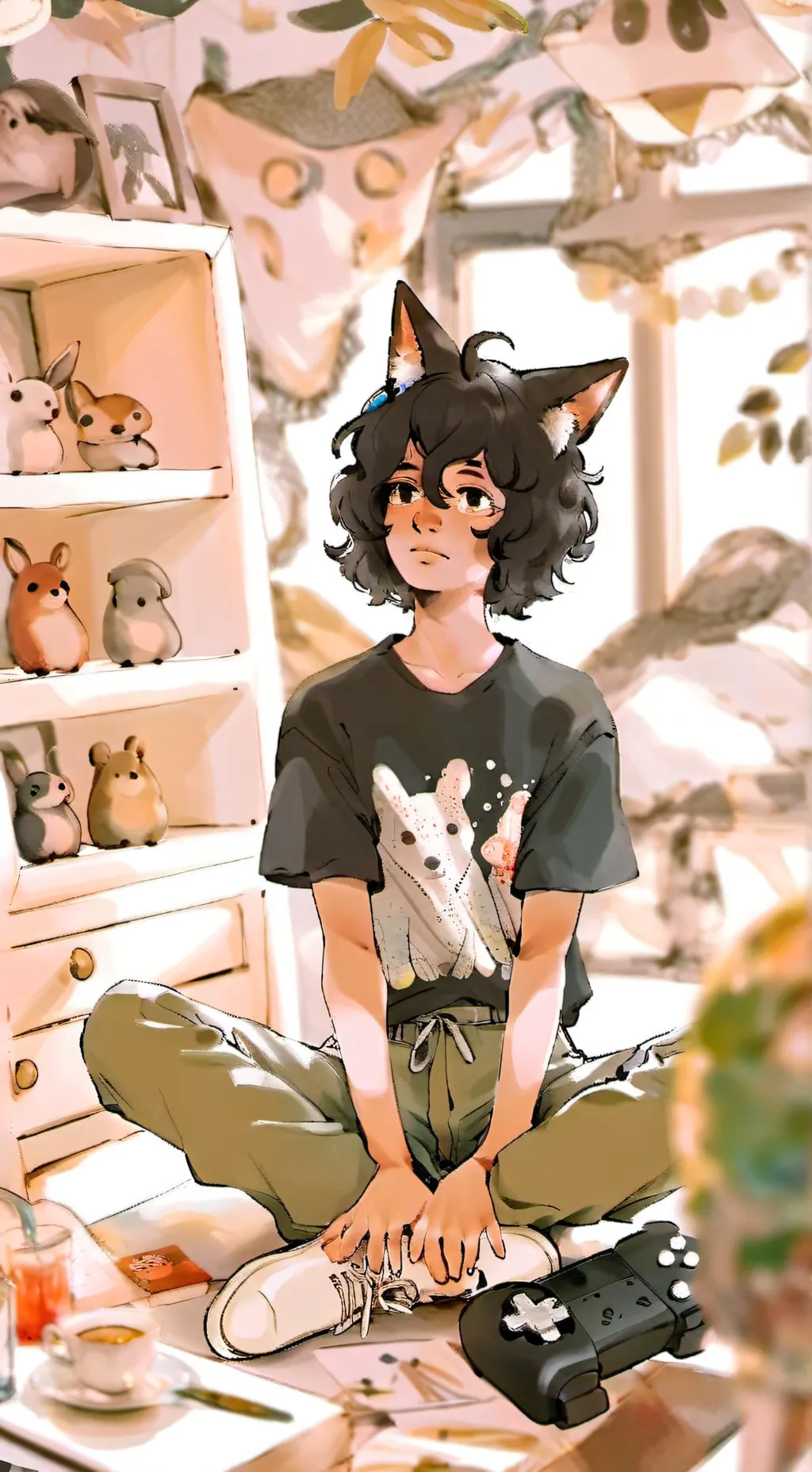 ai character: Travis  background