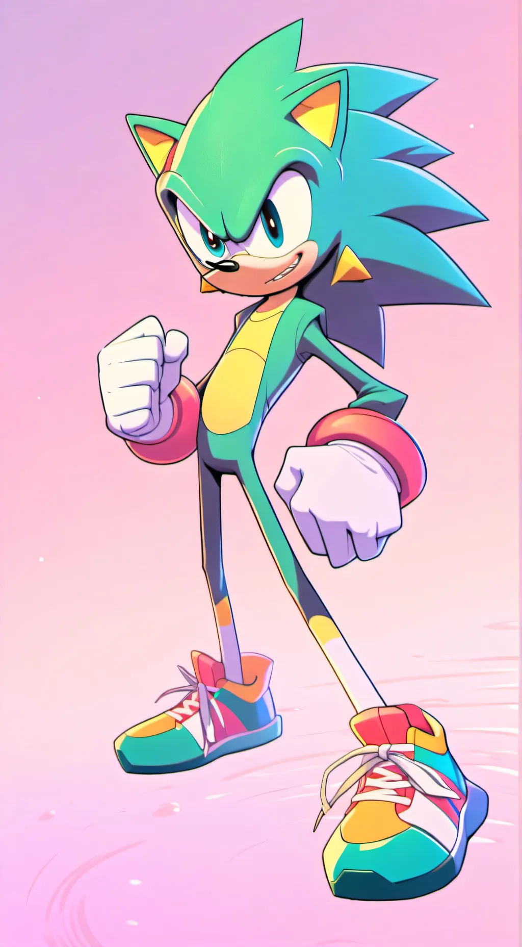 ai character: sonic pibby XD background