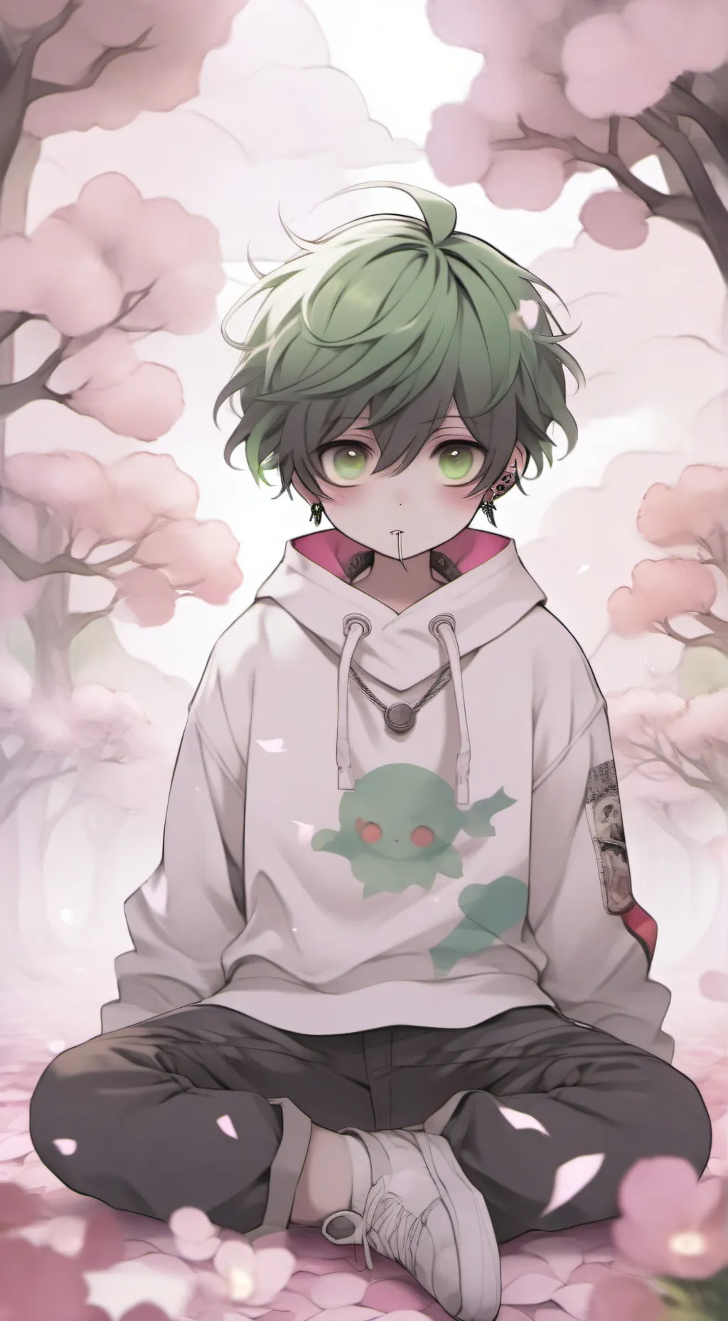 ai character: Bakudeku background