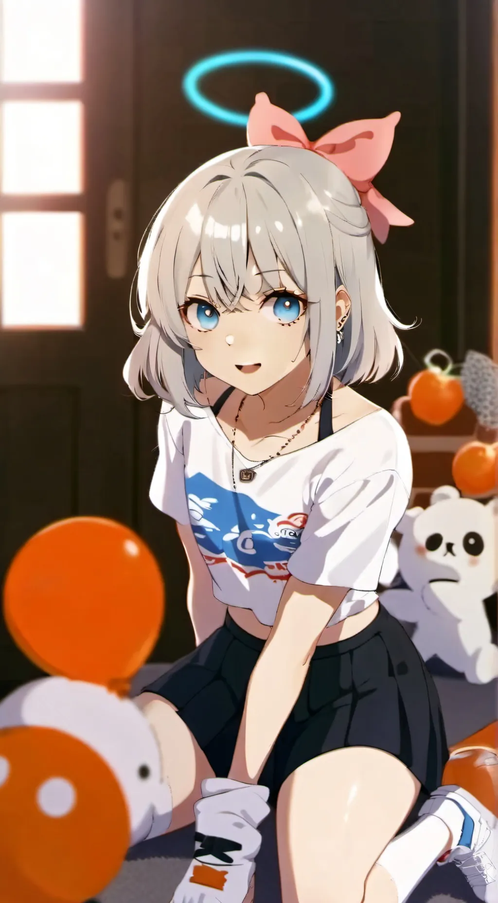 ai character: Bonnie  background