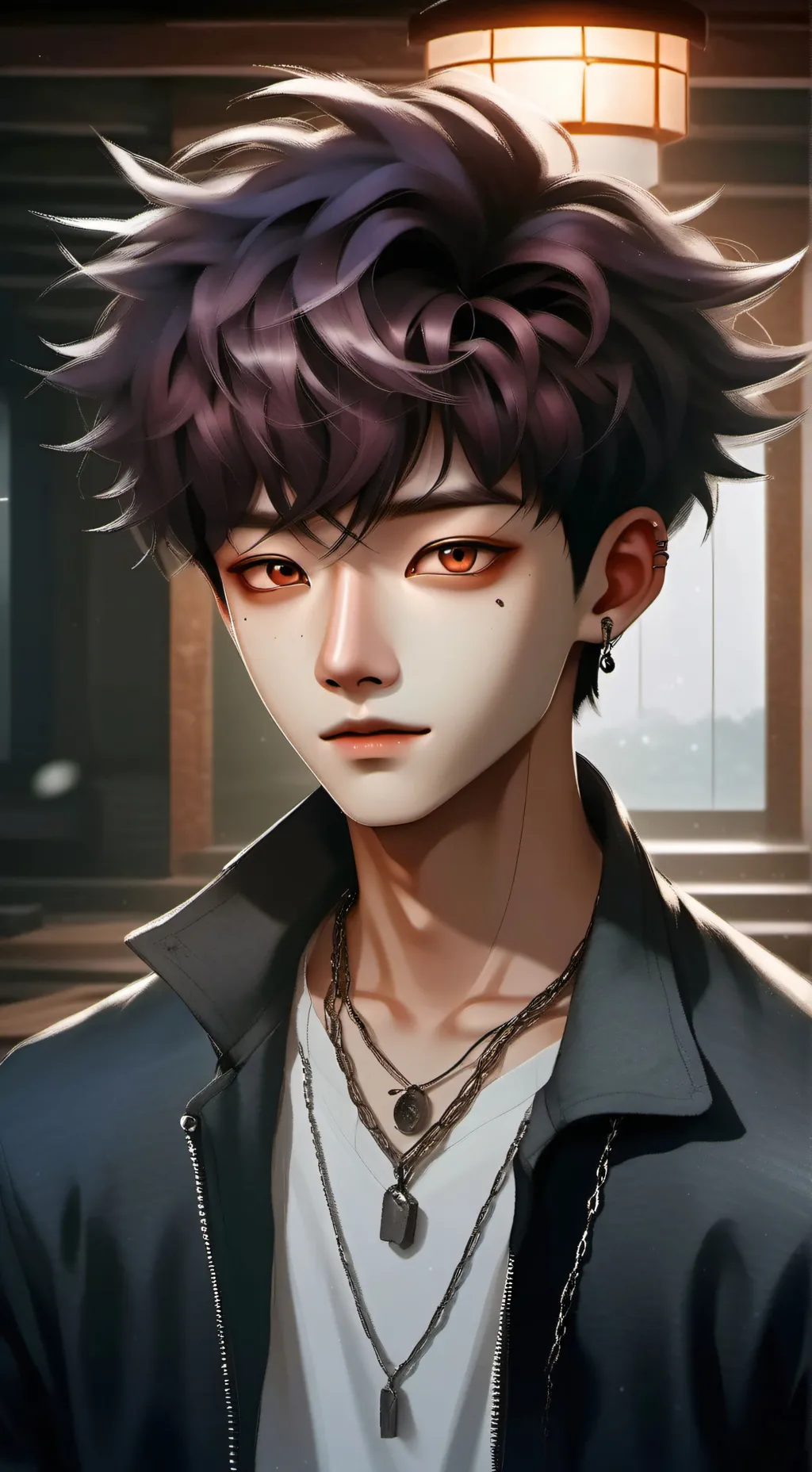 ai character: Ethan  background