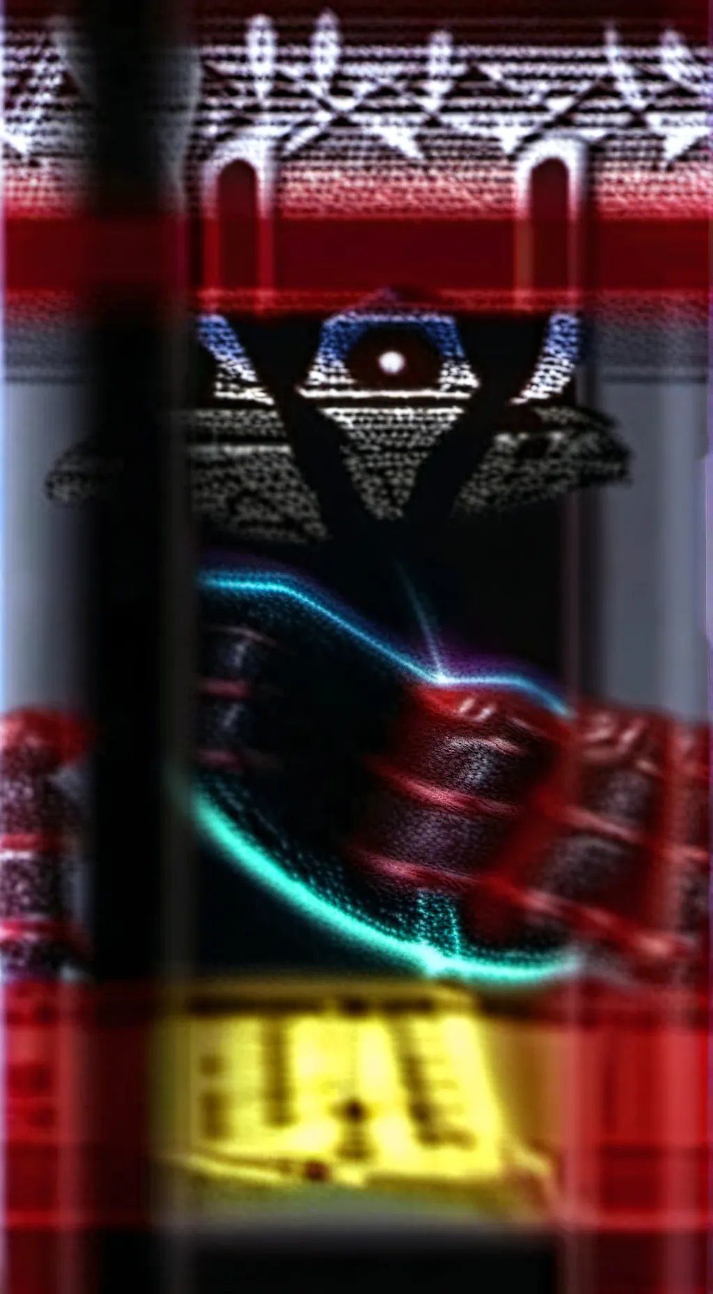 ai character: huggy wuggy  background