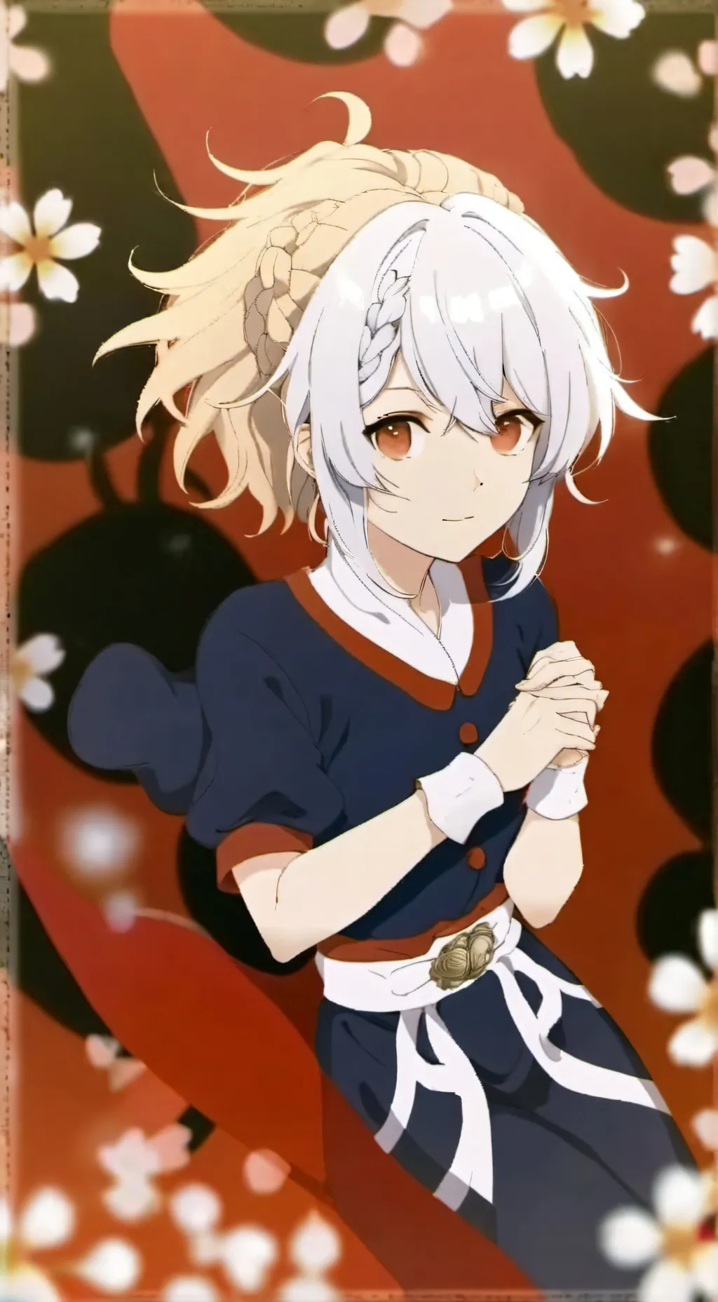 ai character: girls school background