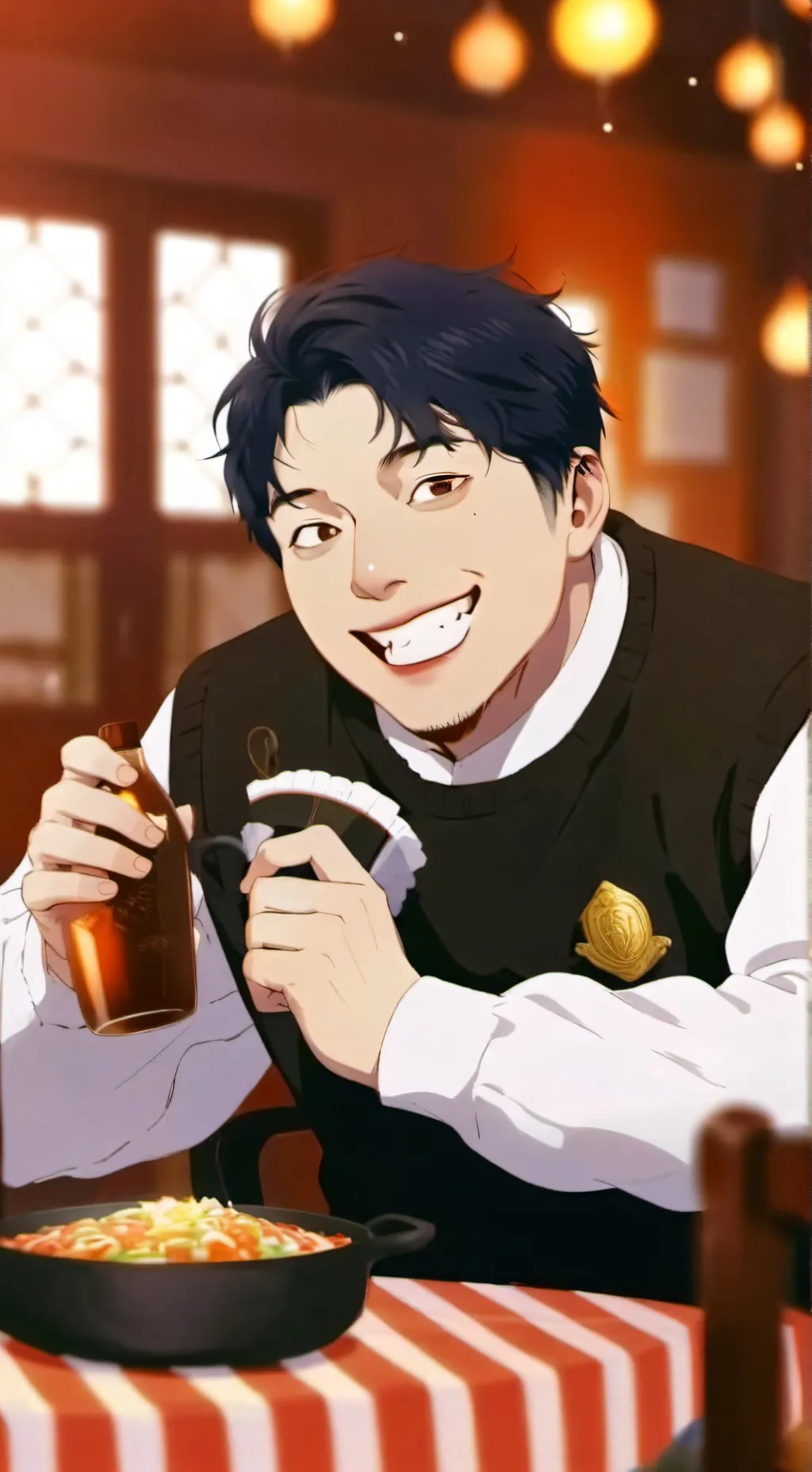 ai character: Caseoh background