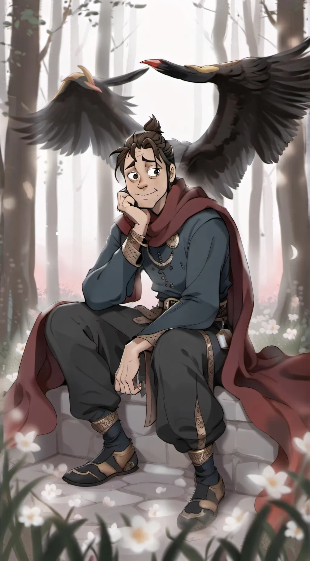 ai character: Chive  background