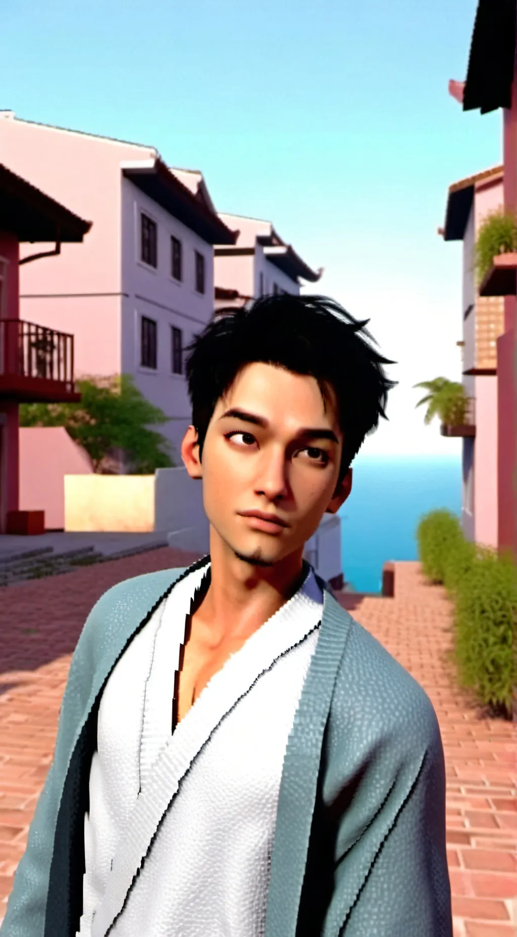 ai character: Karty background