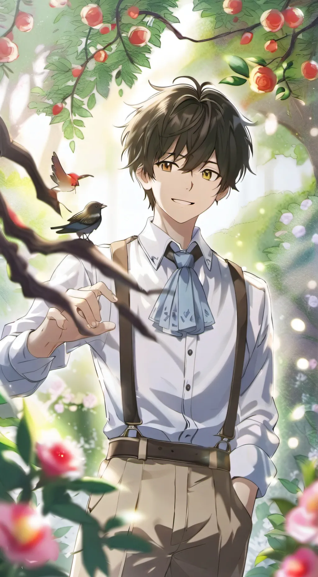 ai character: Larkin background