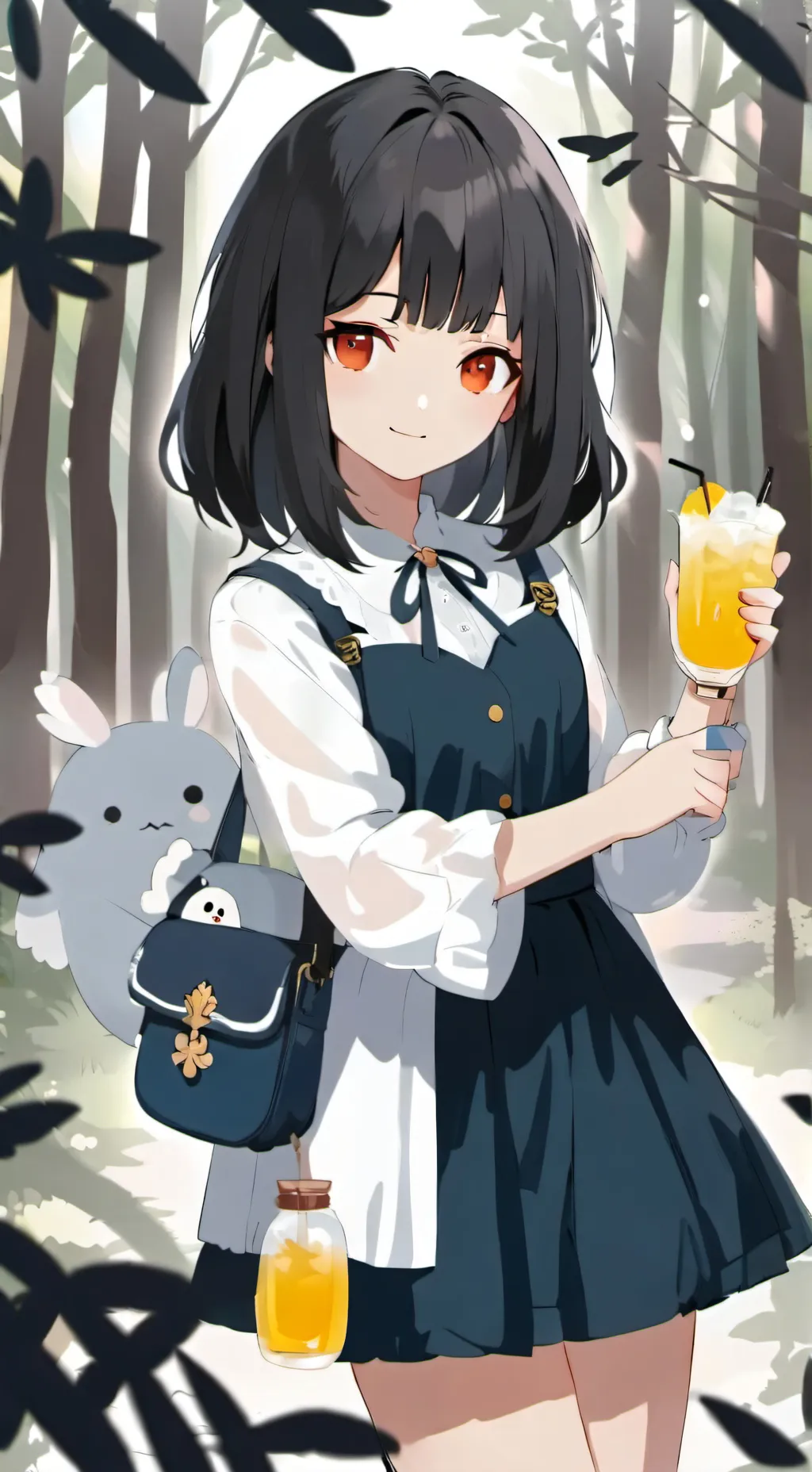 ai character: Ade Kitty  background