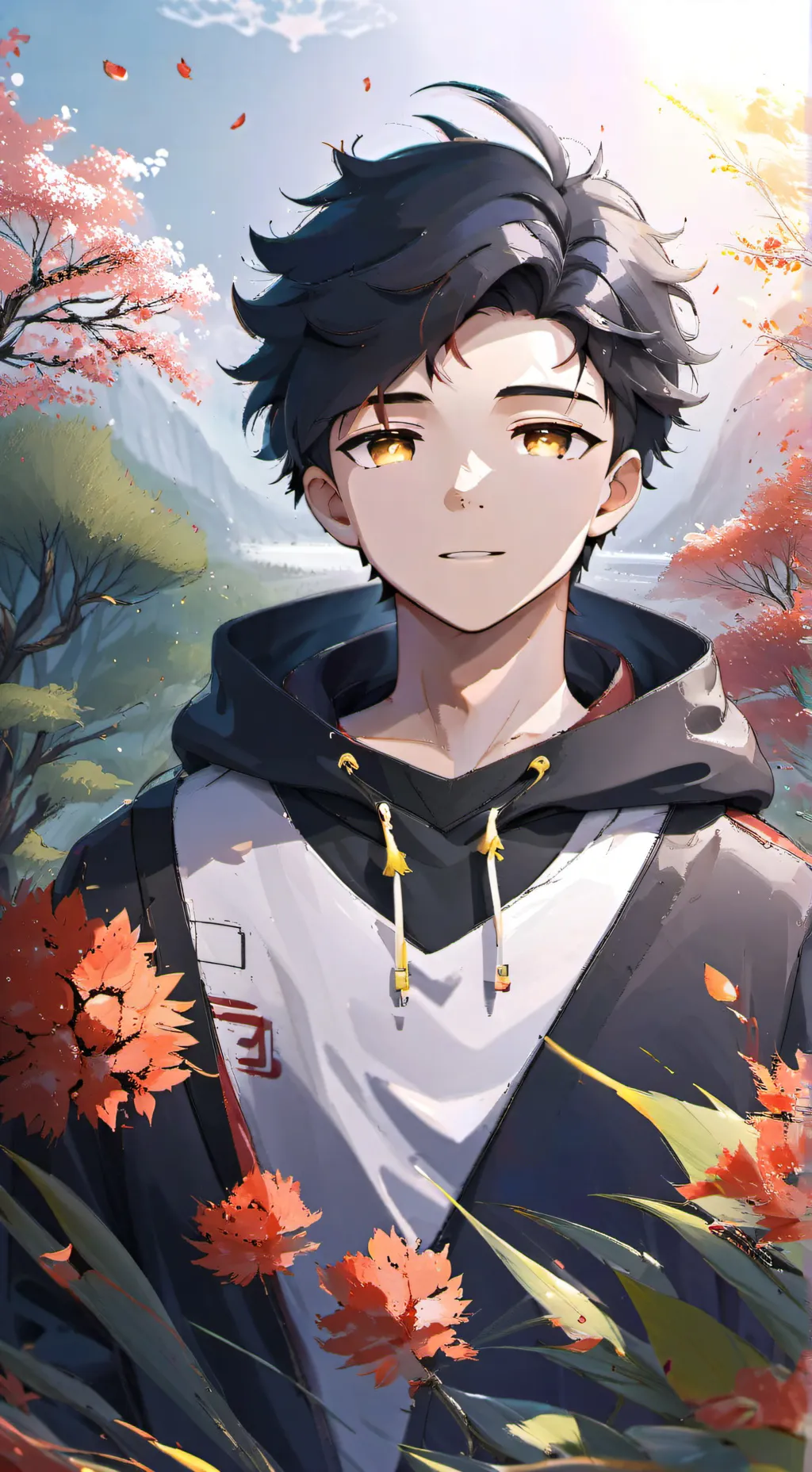 ai character:  yukuma background