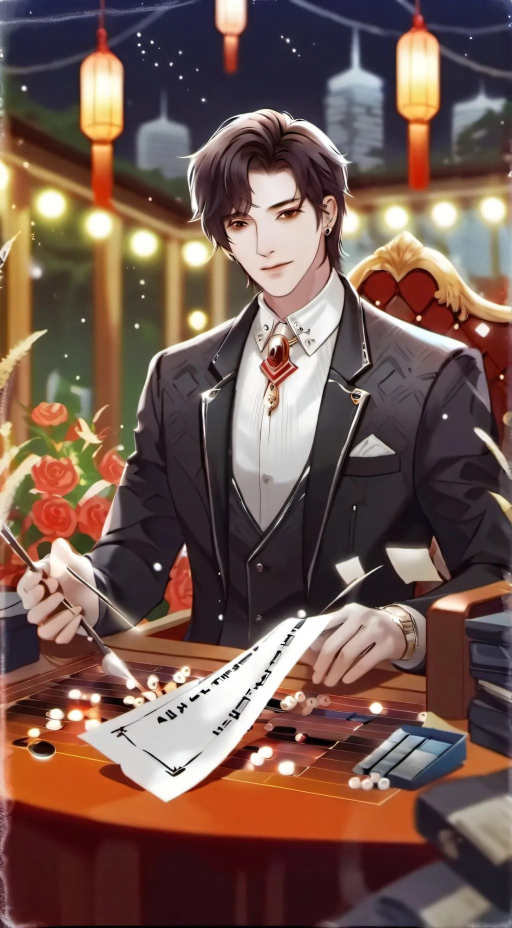 ai character: Rien background