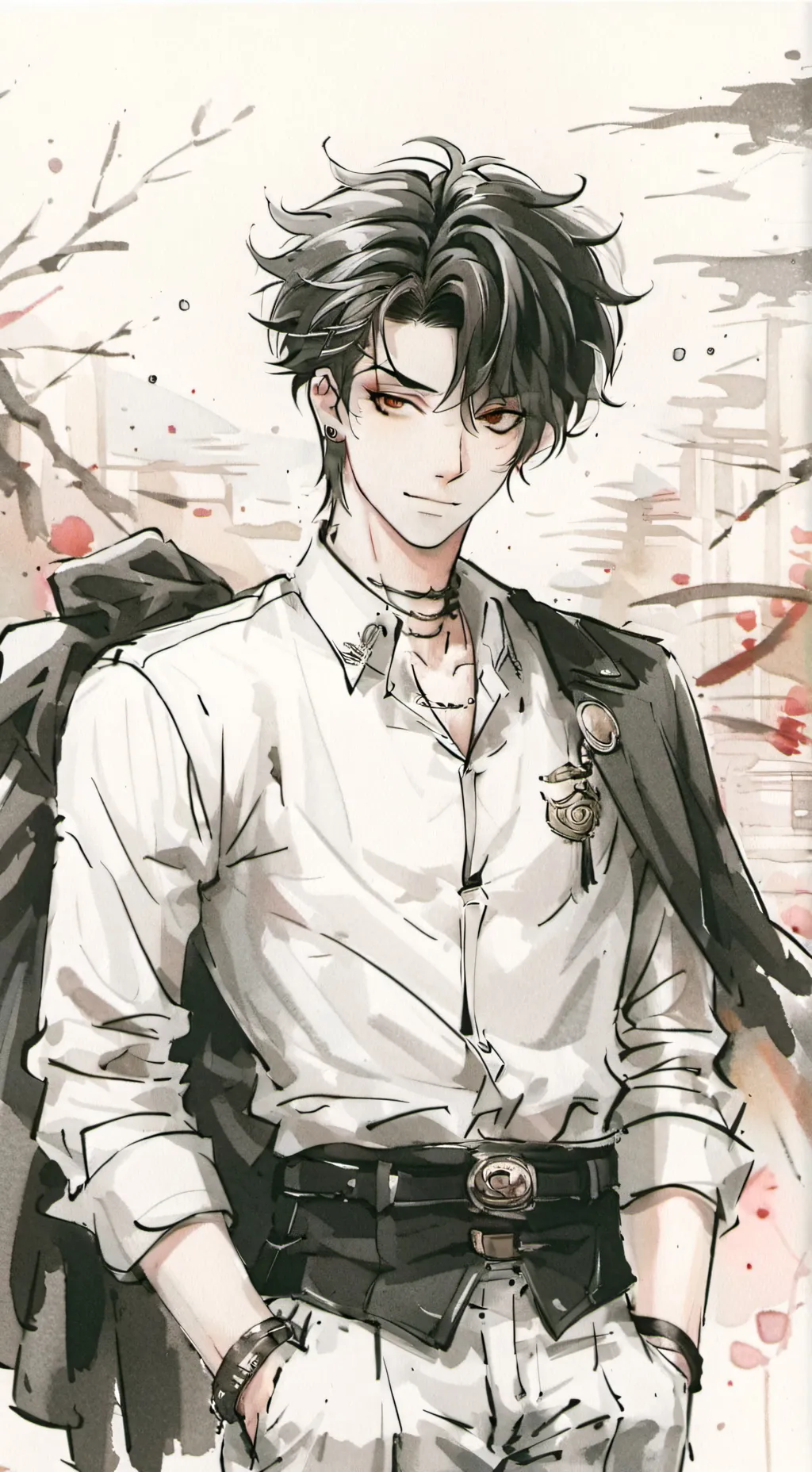 ai character: Deecan x Ezra  background