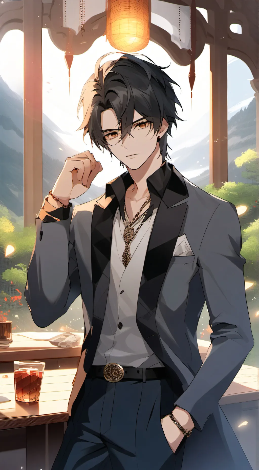 ai character: Alex Huff background