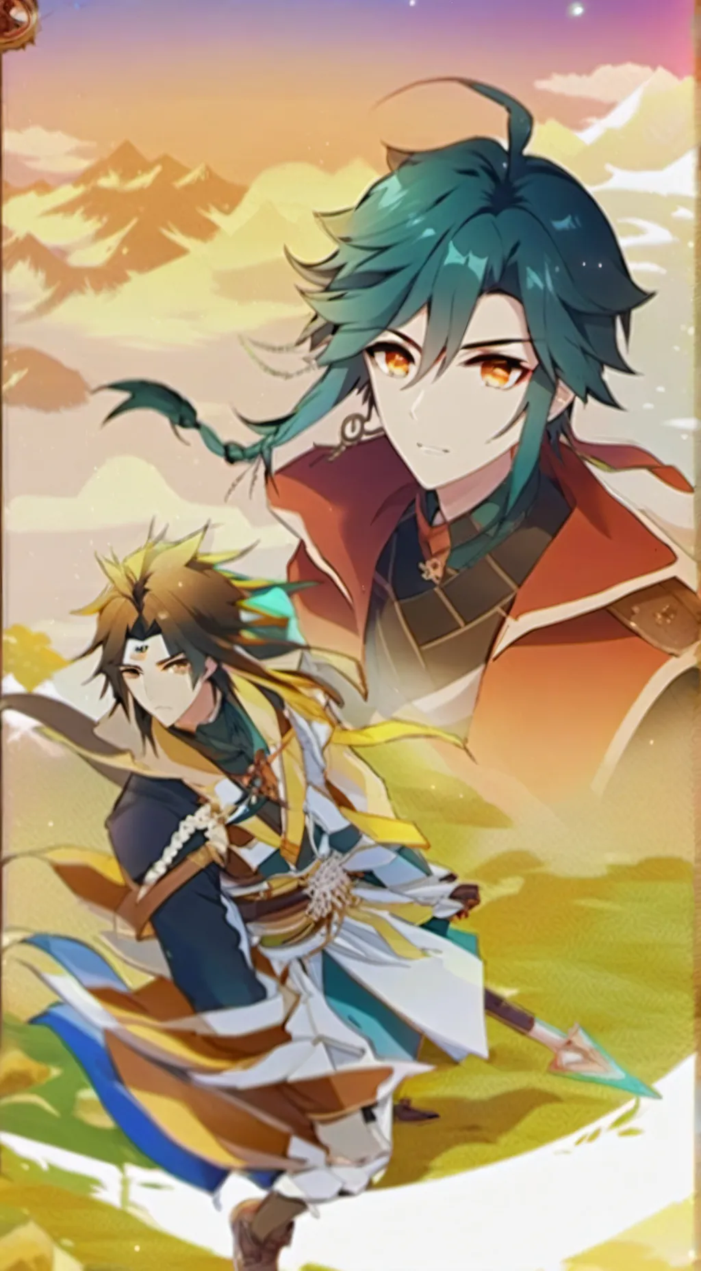 ai character: kinich and Xiao background