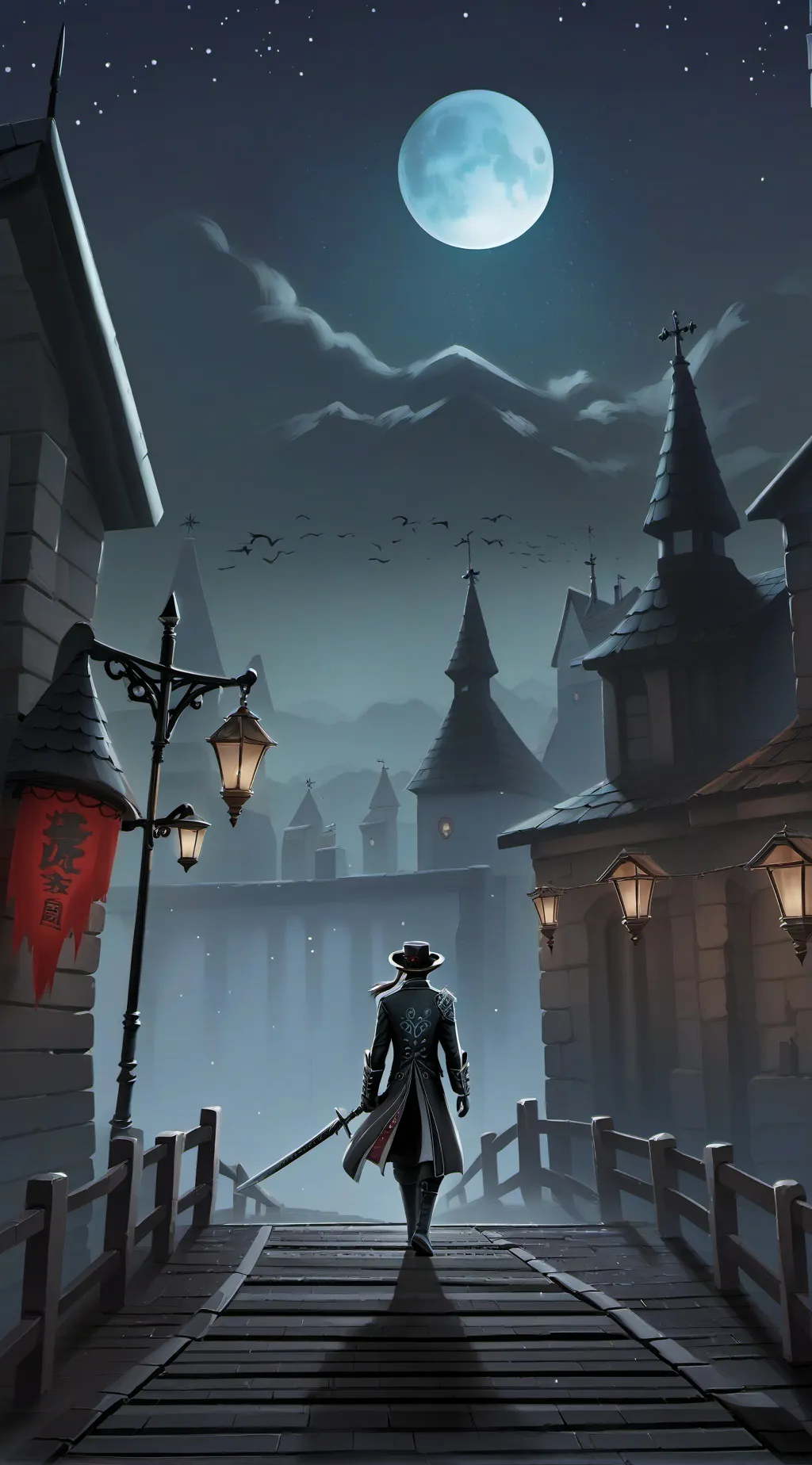 ai character: Drunk radioapple.* background