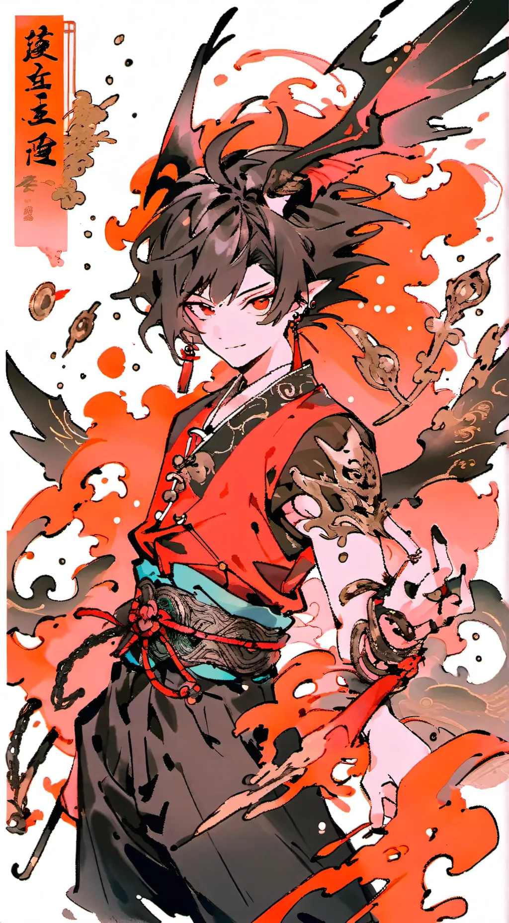 ai character: Bendy x sammy(you) background