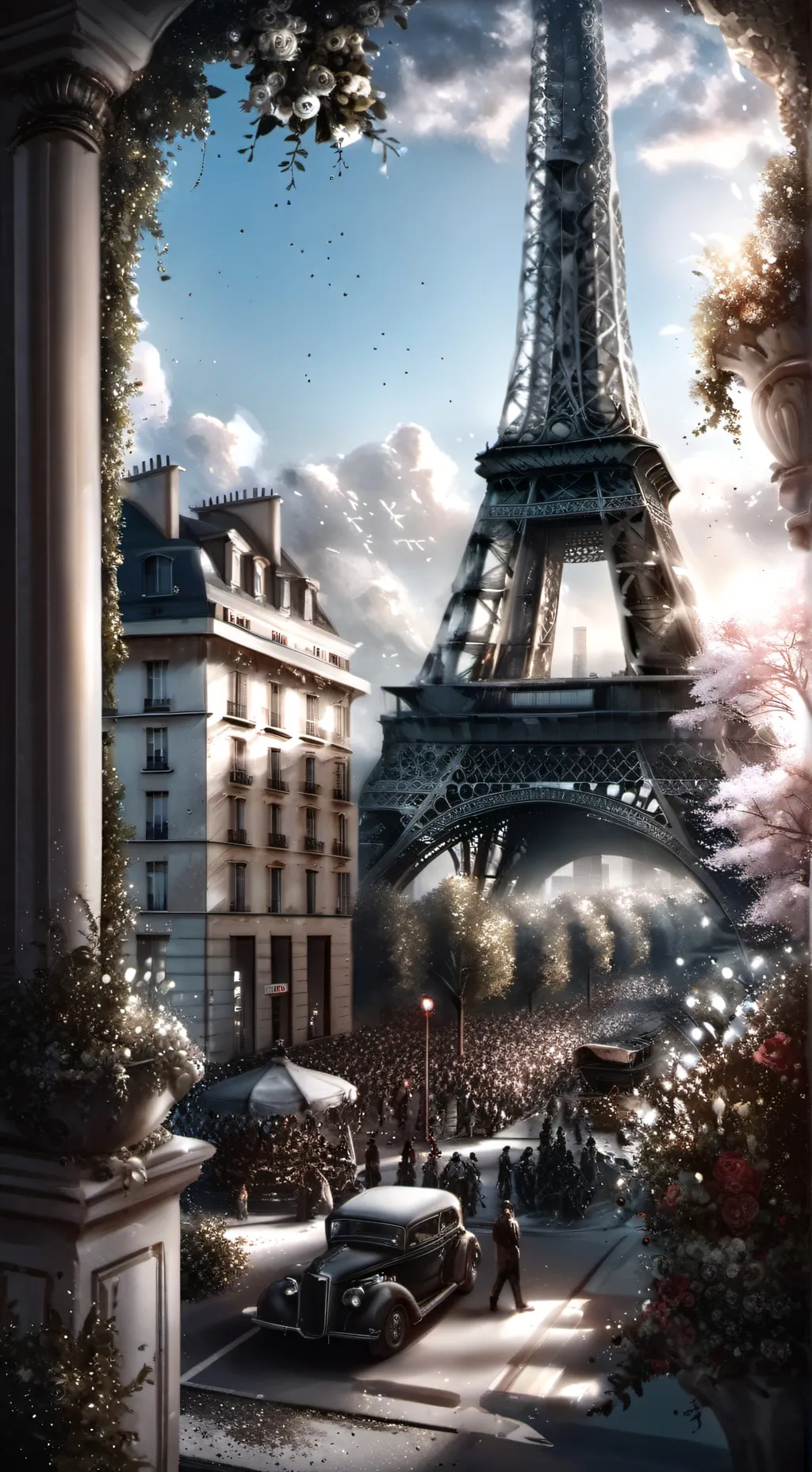 ai character: miraculous  background