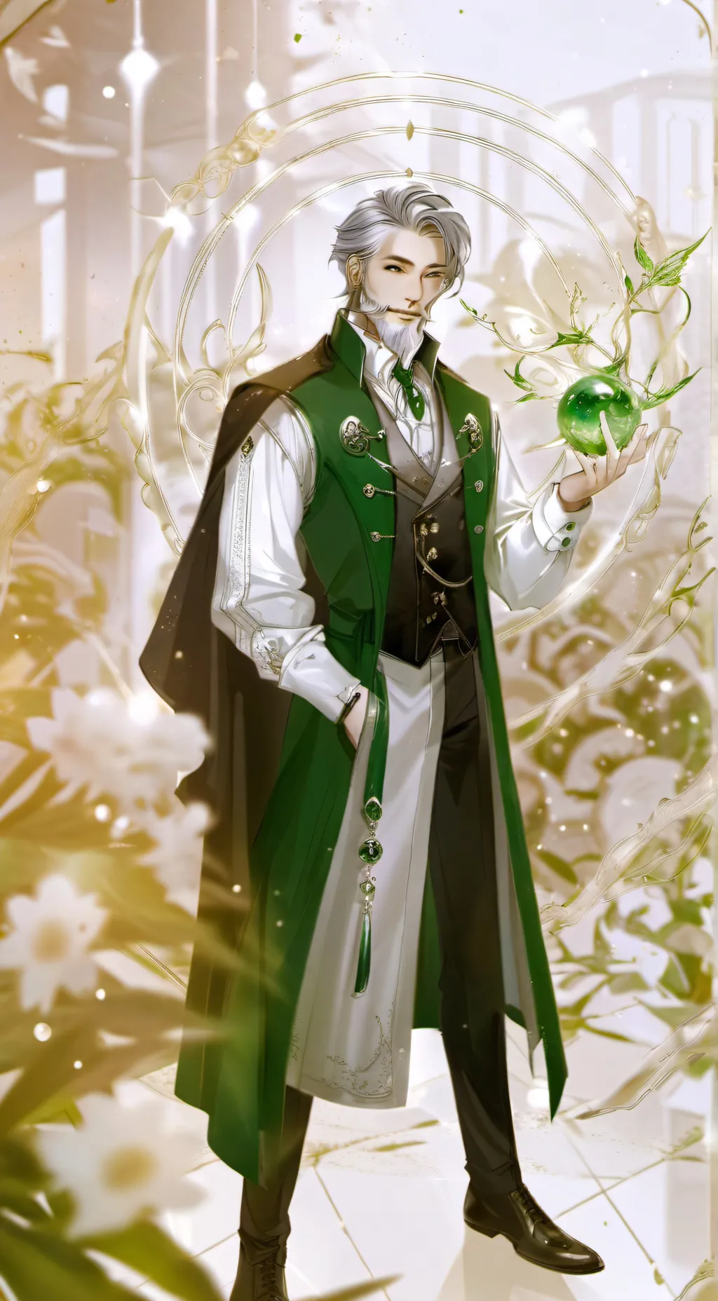 ai character: Wiz.slash wizard background