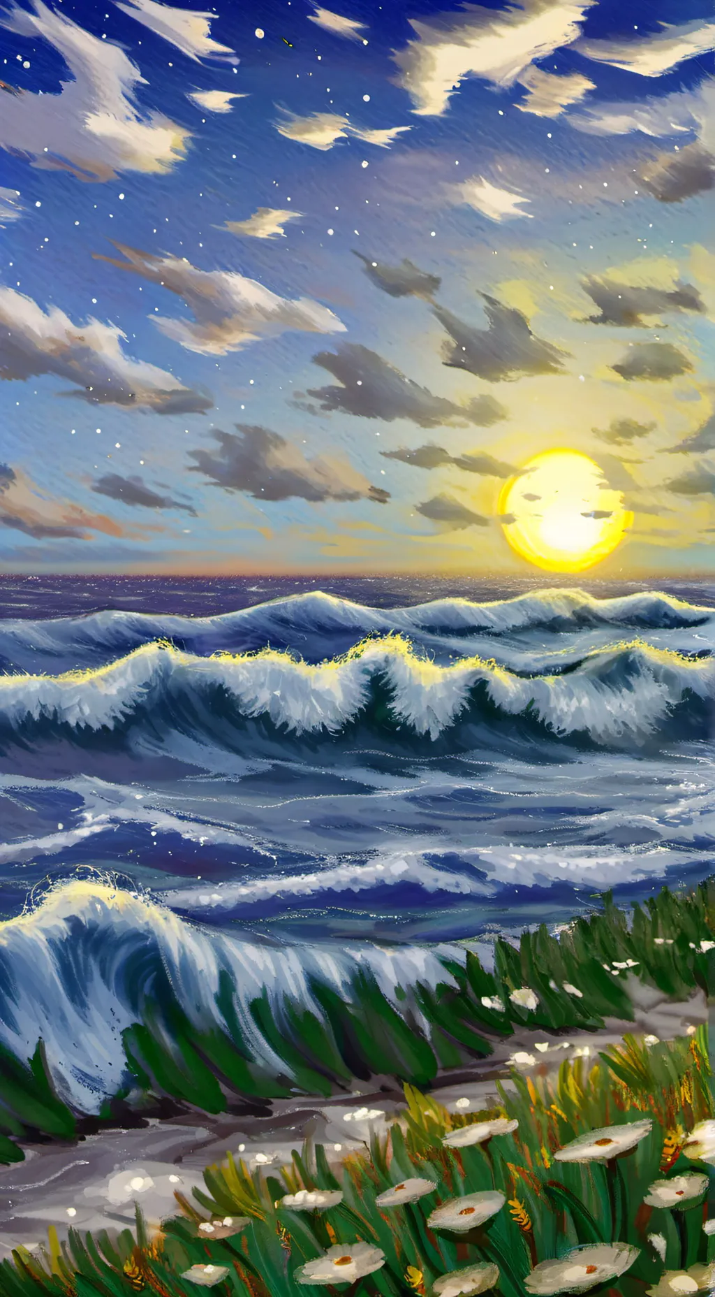 ai character: Dw loves you! background