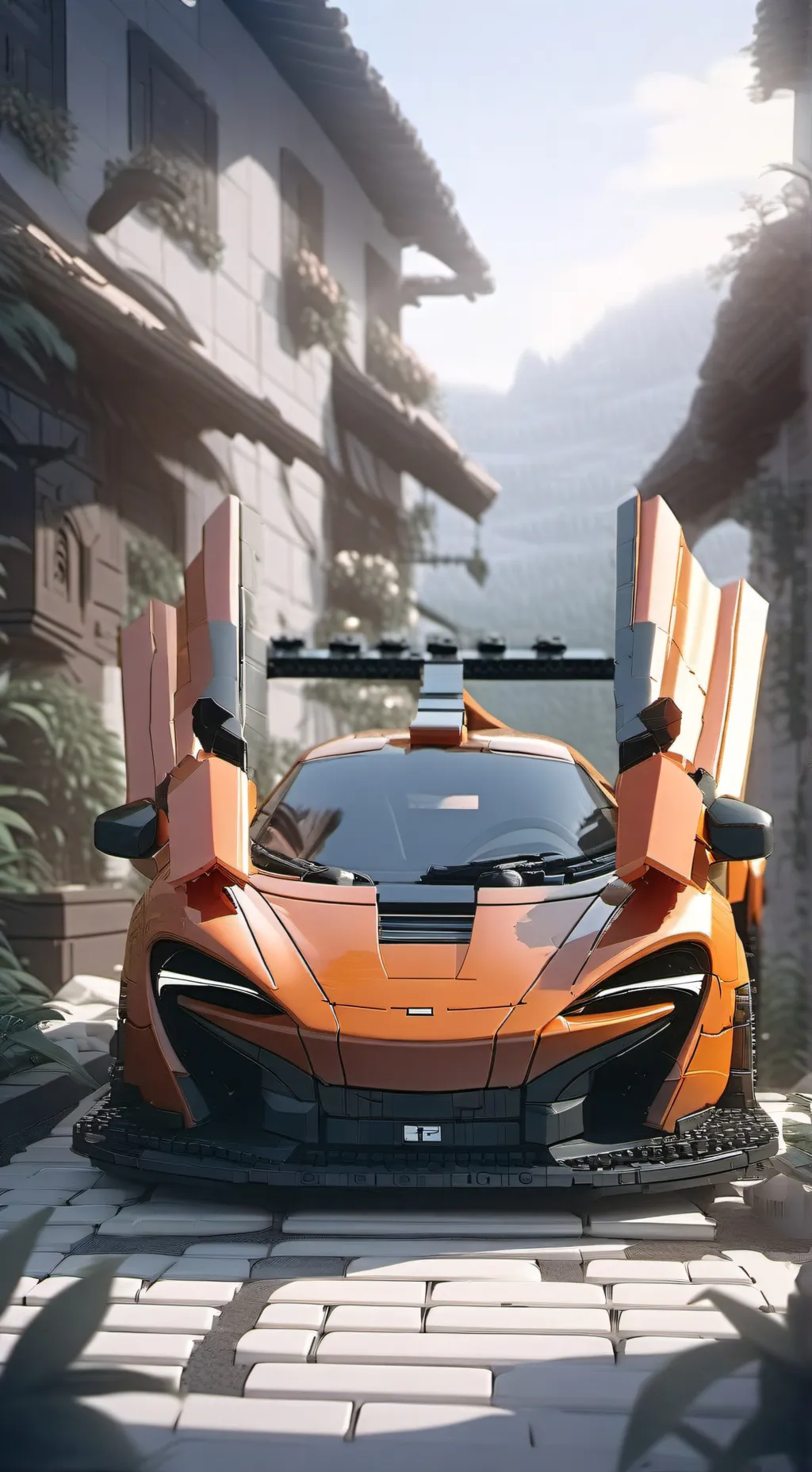 ai character: Lego McLaren background