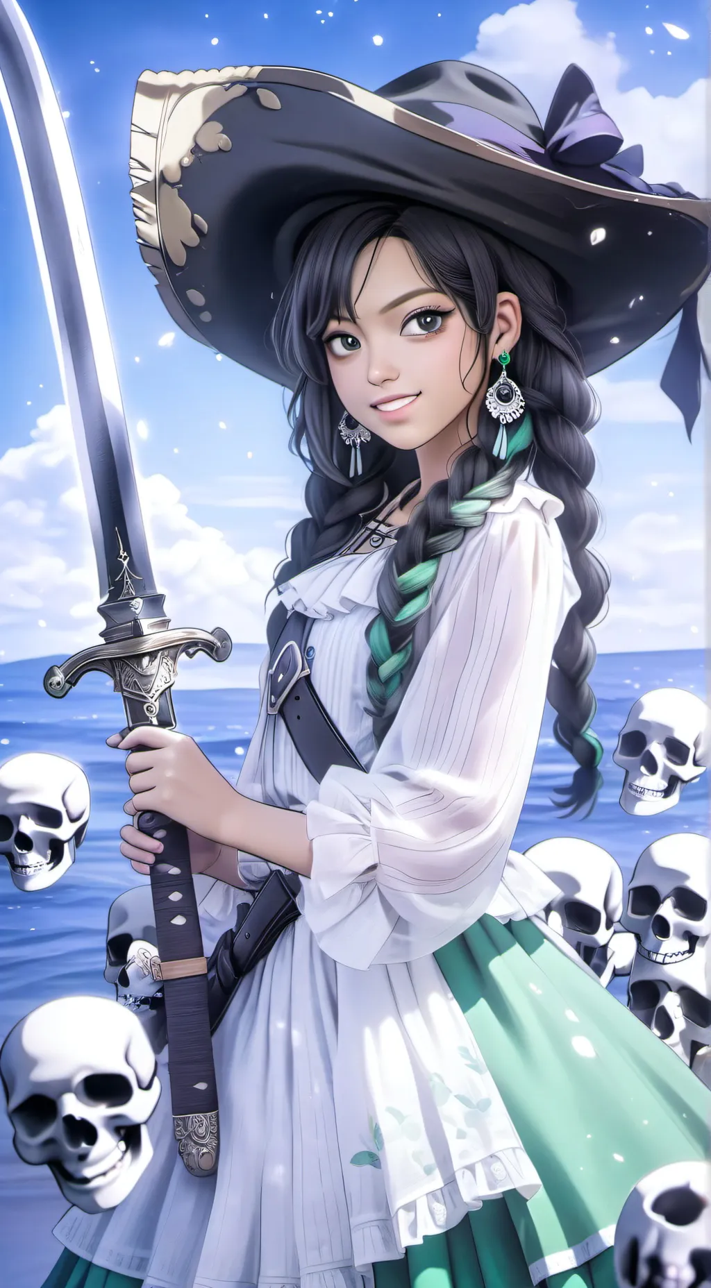 ai character: Shitai Umi background