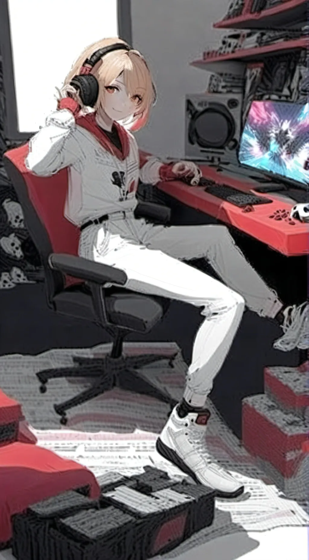 ai character: karla gamer background