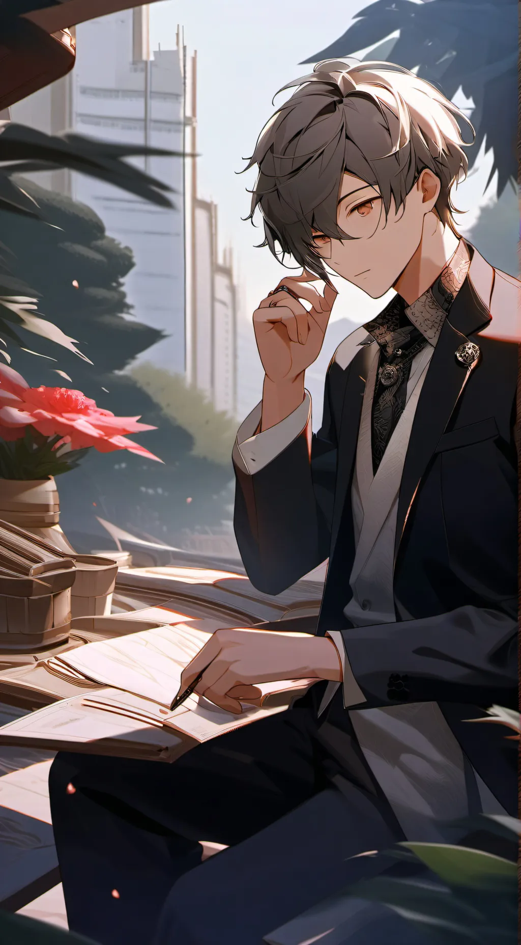 ai character: ☆ 𝐅𝐞𝐥𝐢𝐱 ☆ background