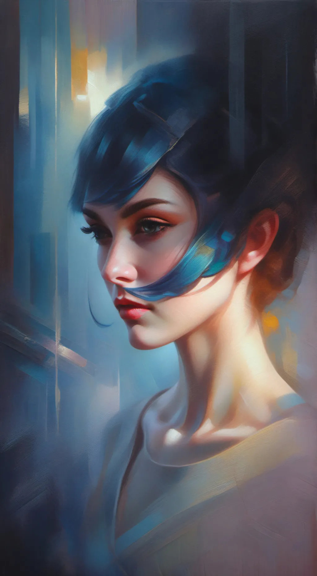 ai character: puberry and sprout background