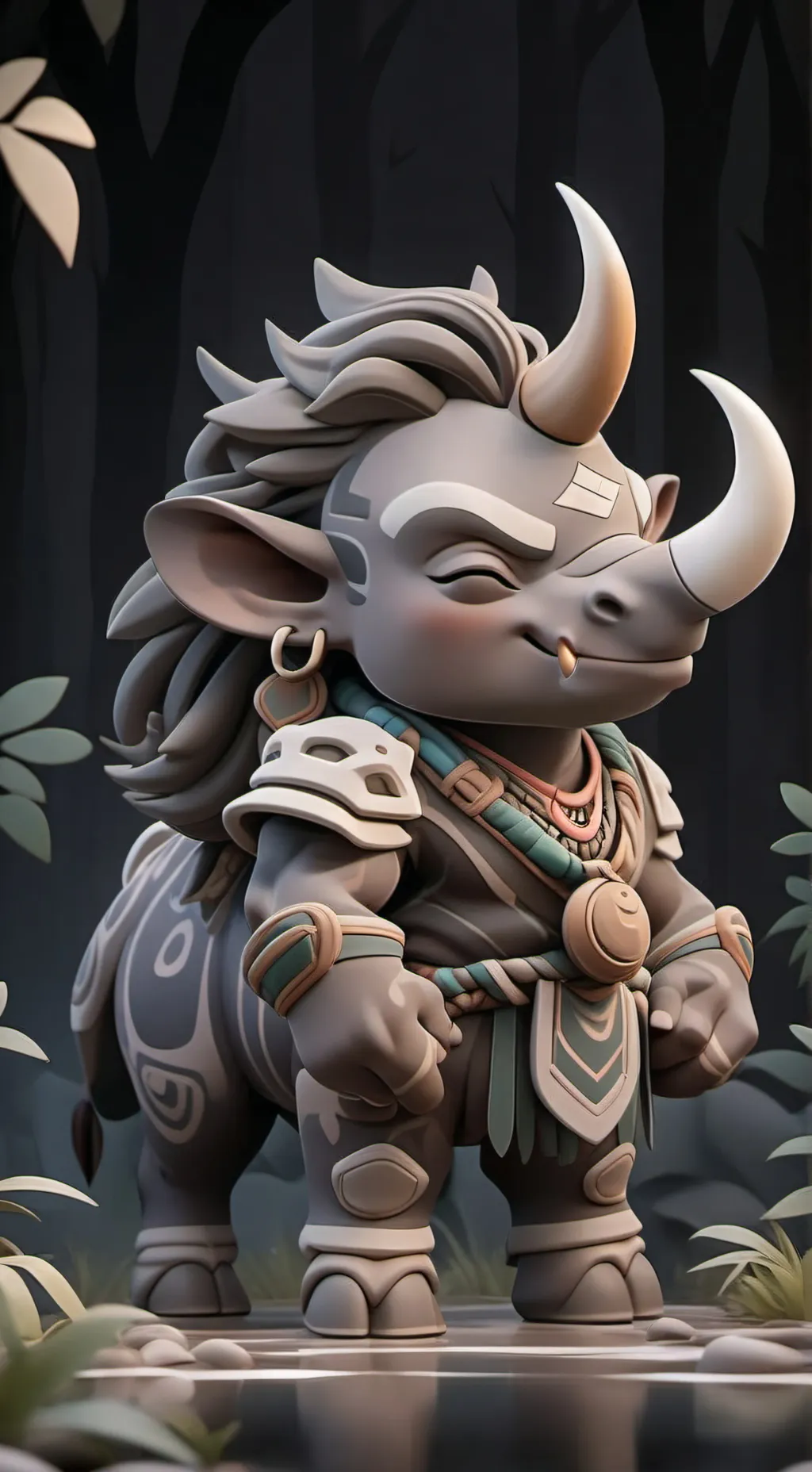 ai character: THE CLICK background