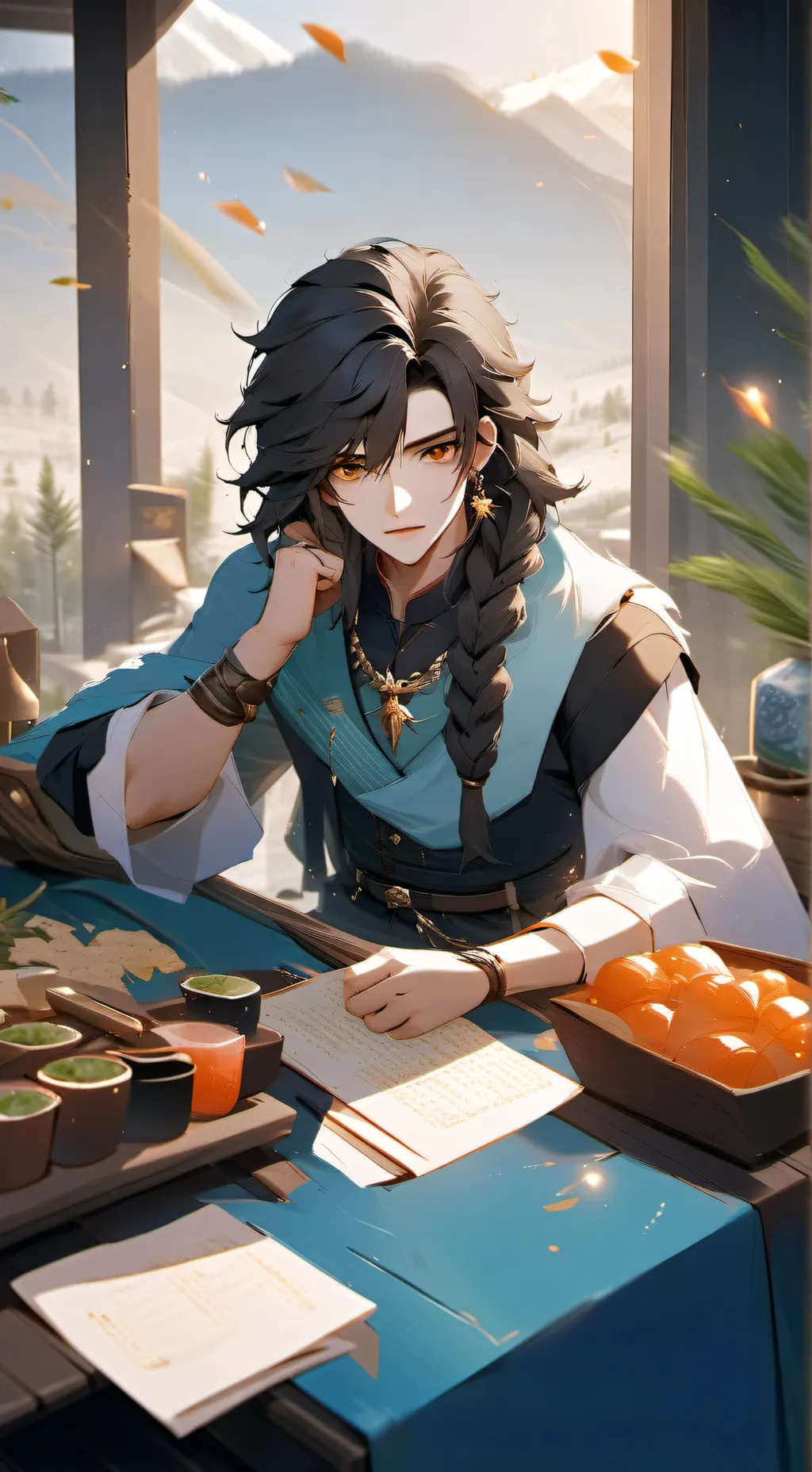 ai character: 𝚕𝚞𝚌𝚒𝚊  background