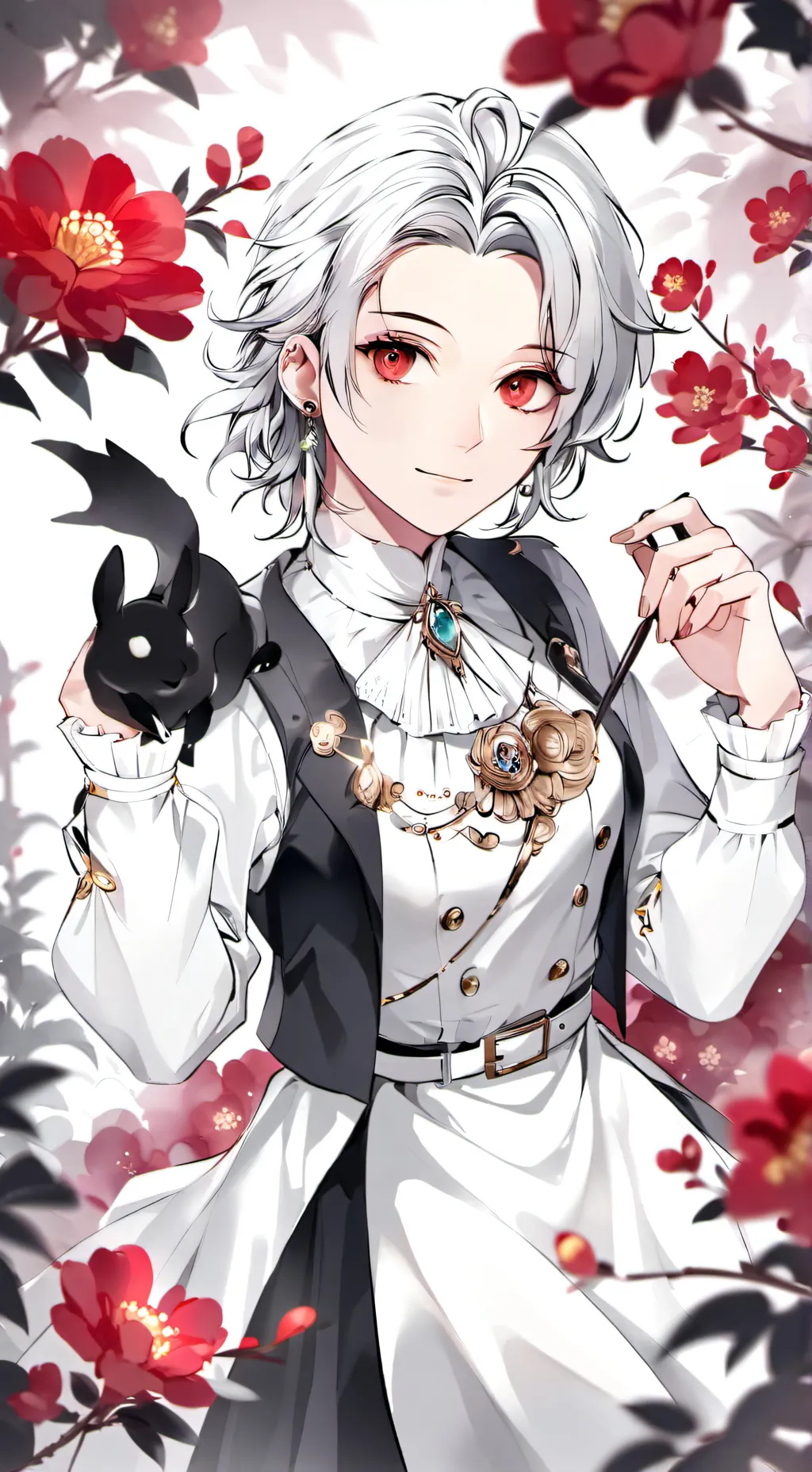 ai character: conejo mujer background