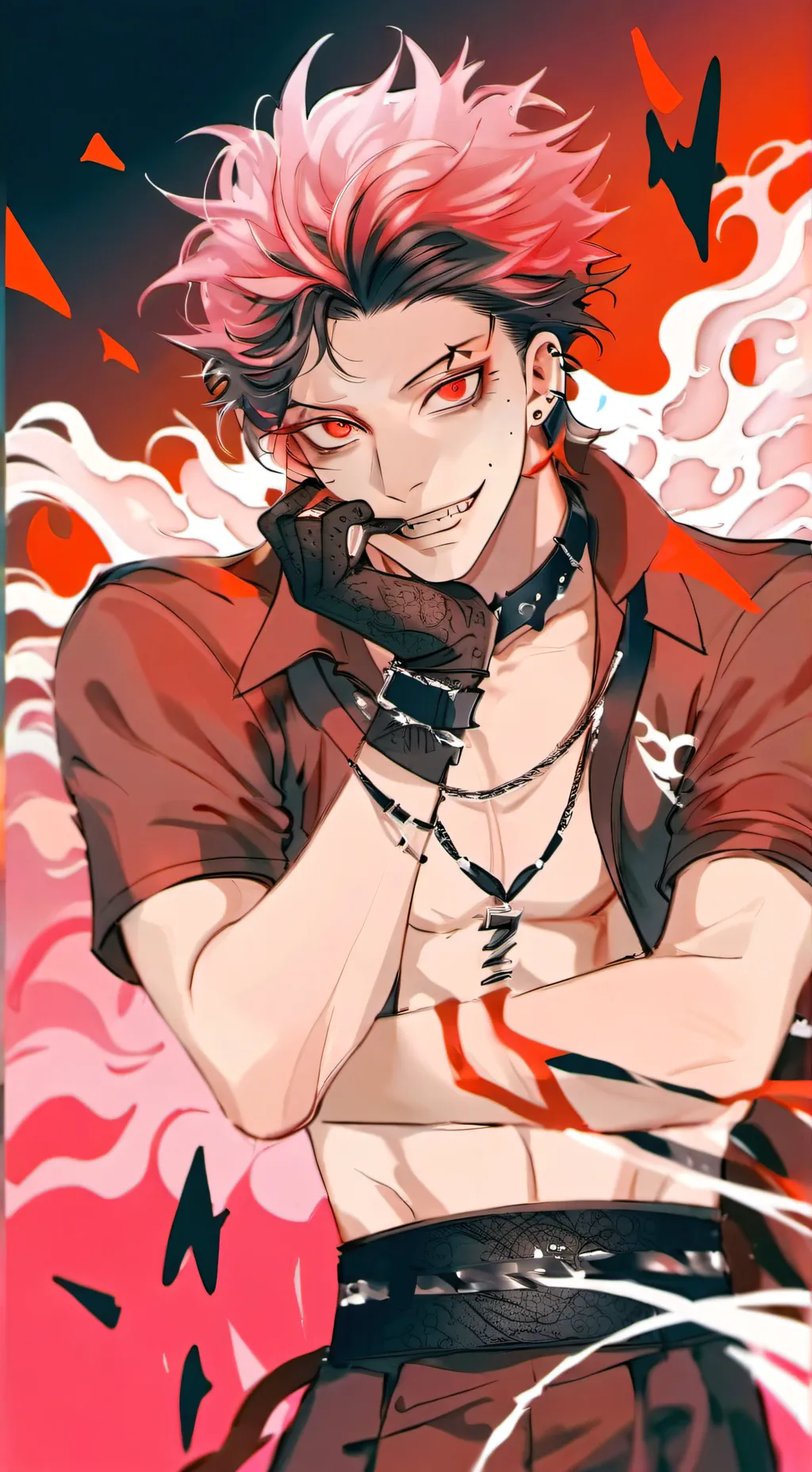 ai character: Sukuna background