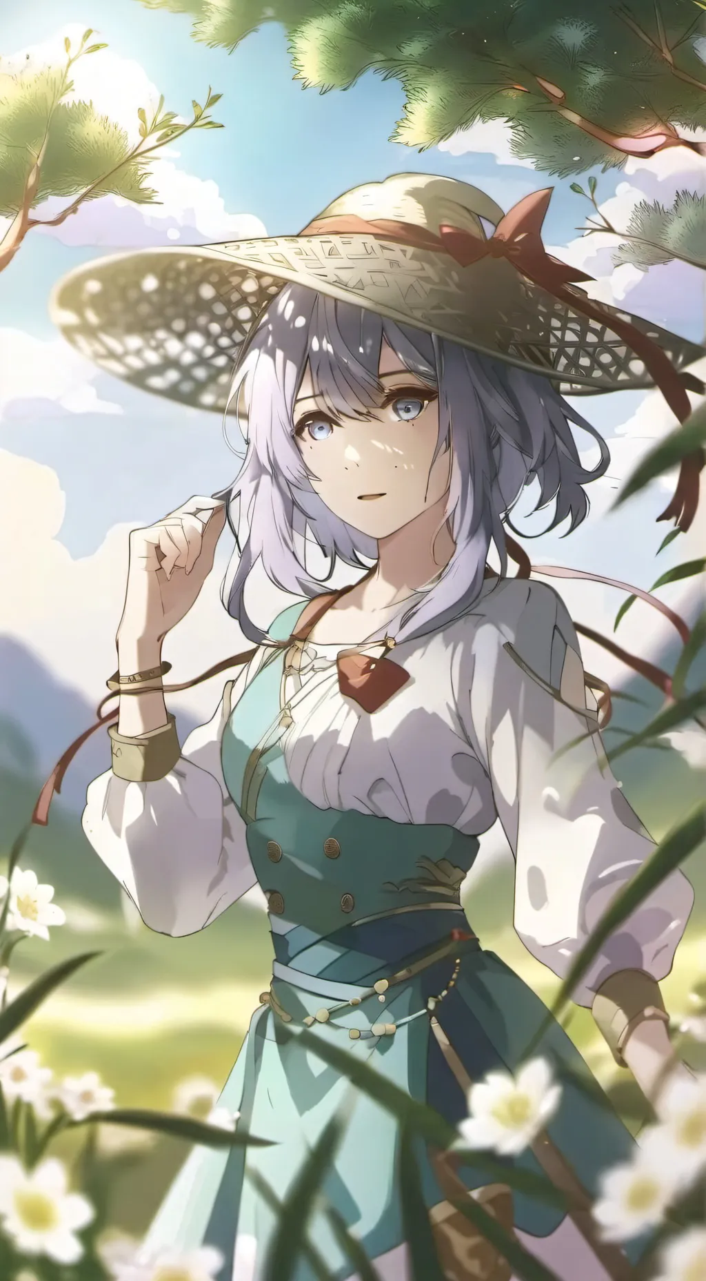 ai character: haome  background