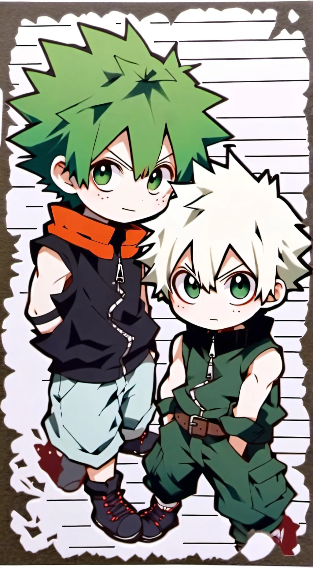 ai character: bakudeku background