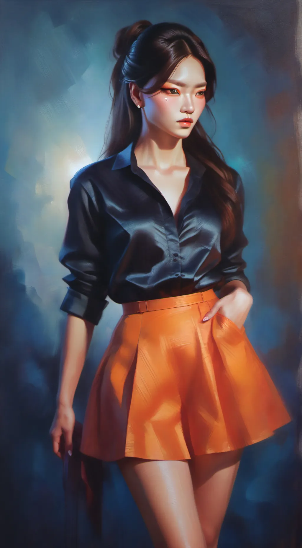 ai character: Dehlia background