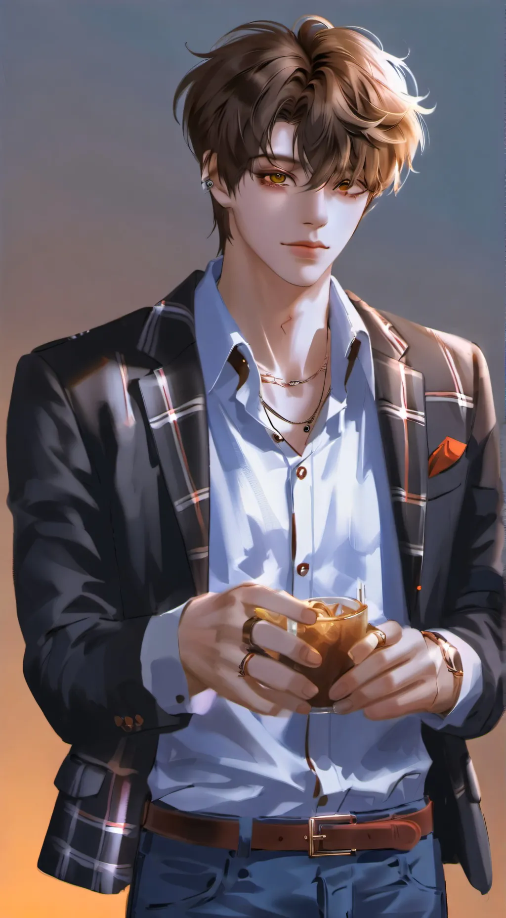 ai character: Collin♡ background