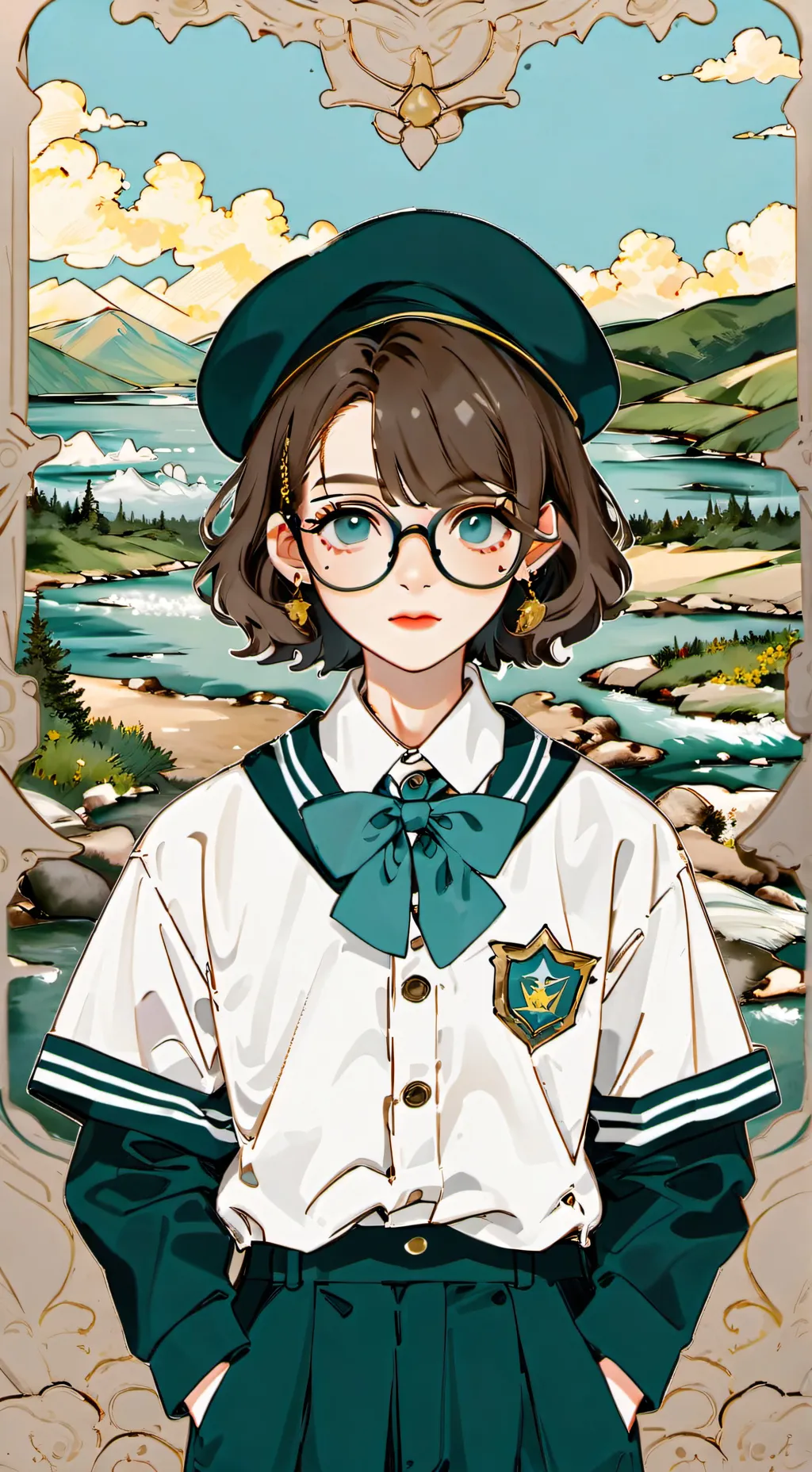 ai character: Melanie background